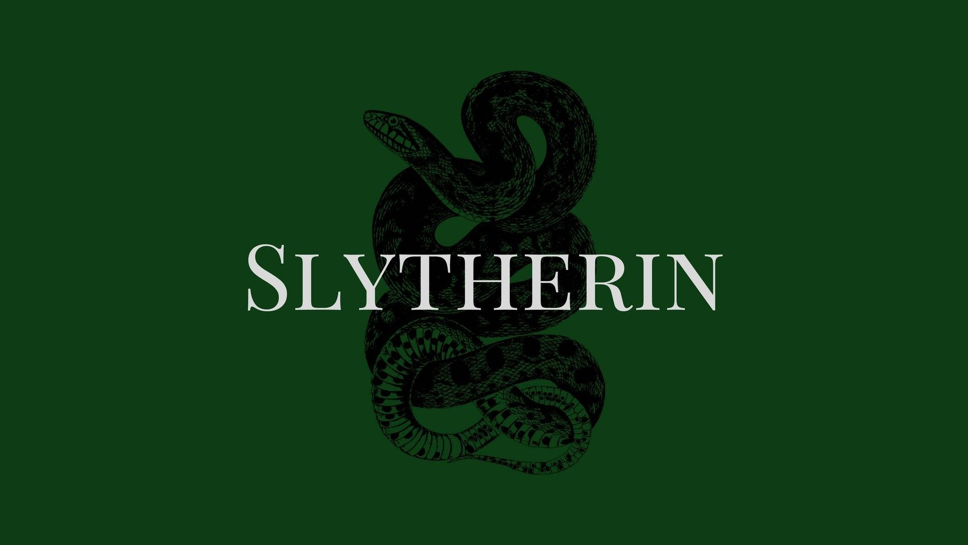 Slytherin Snake Harry Potter Laptop Background