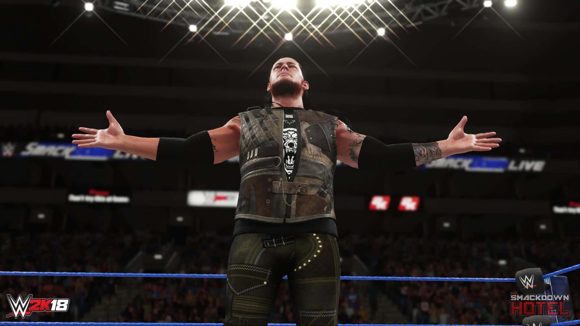 Smackdown 2k18 Baron Corbin Background