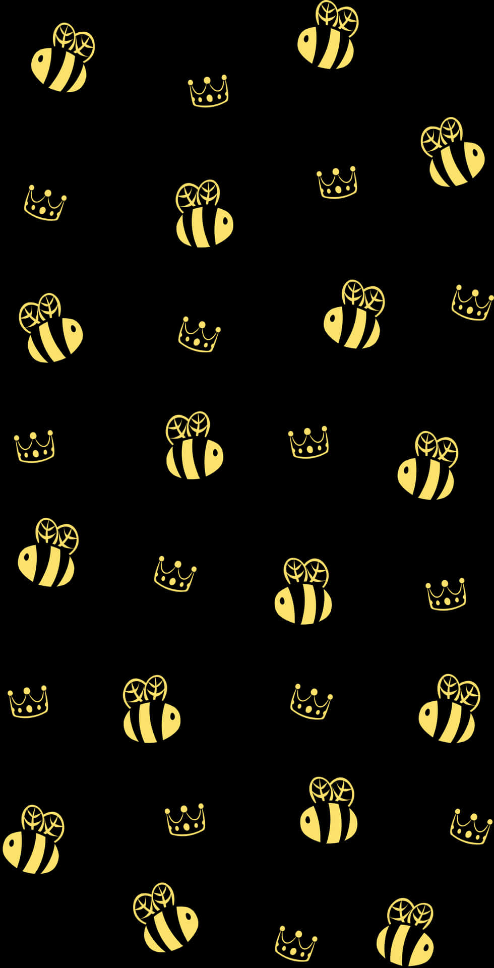 Small Bees Pattern Iphone