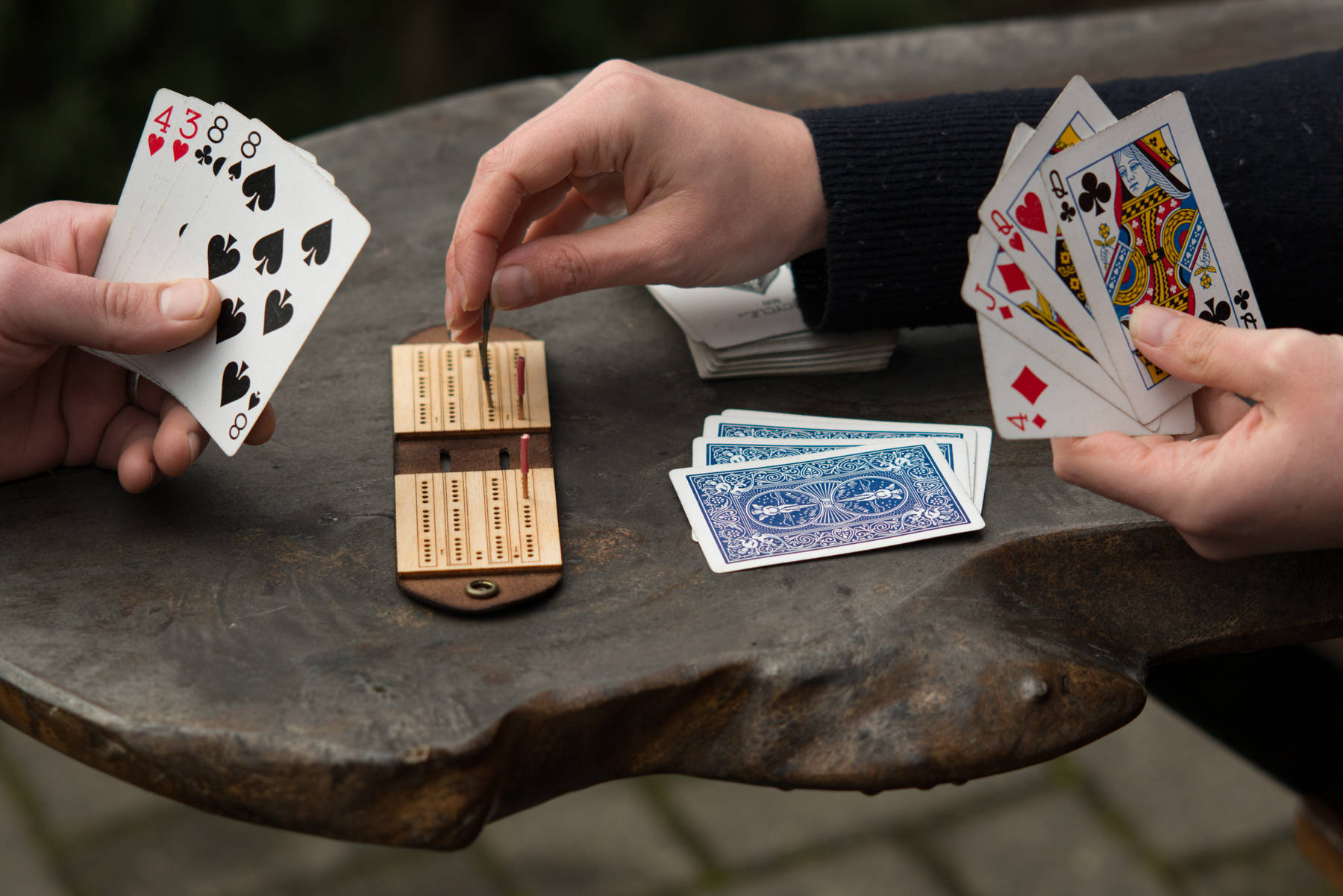 Small Cribbage Card Players