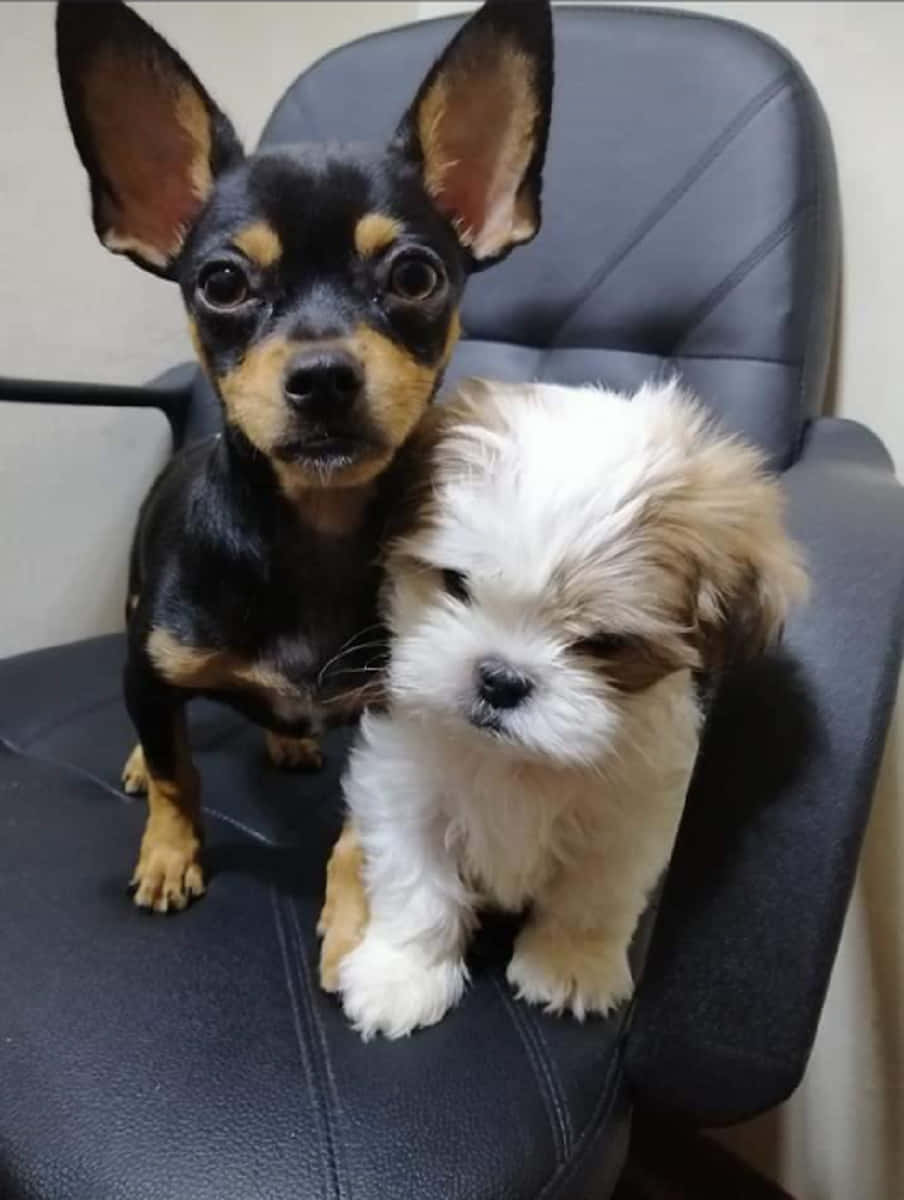 Small Dogs Chihuahua And Shih Tzu Background