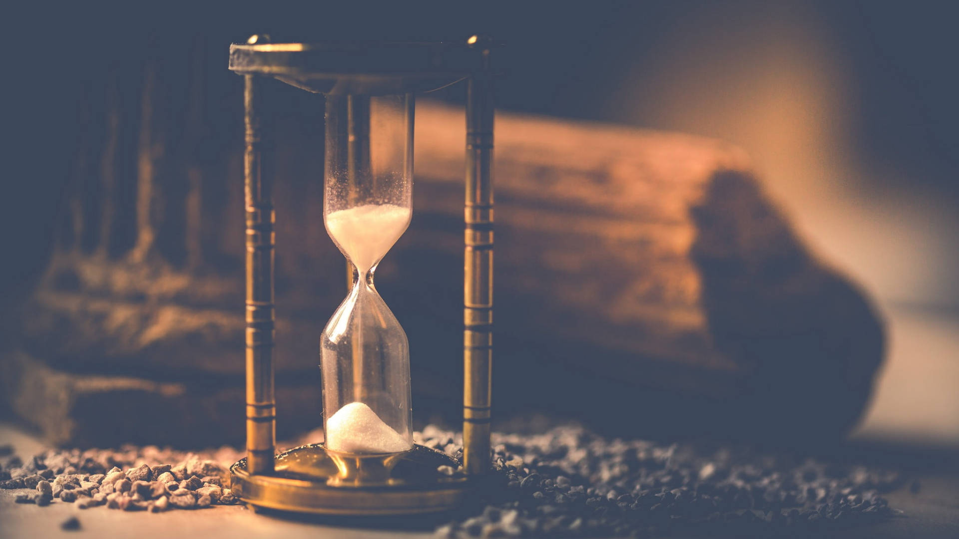 Small Hourglass Tiempo Background Background