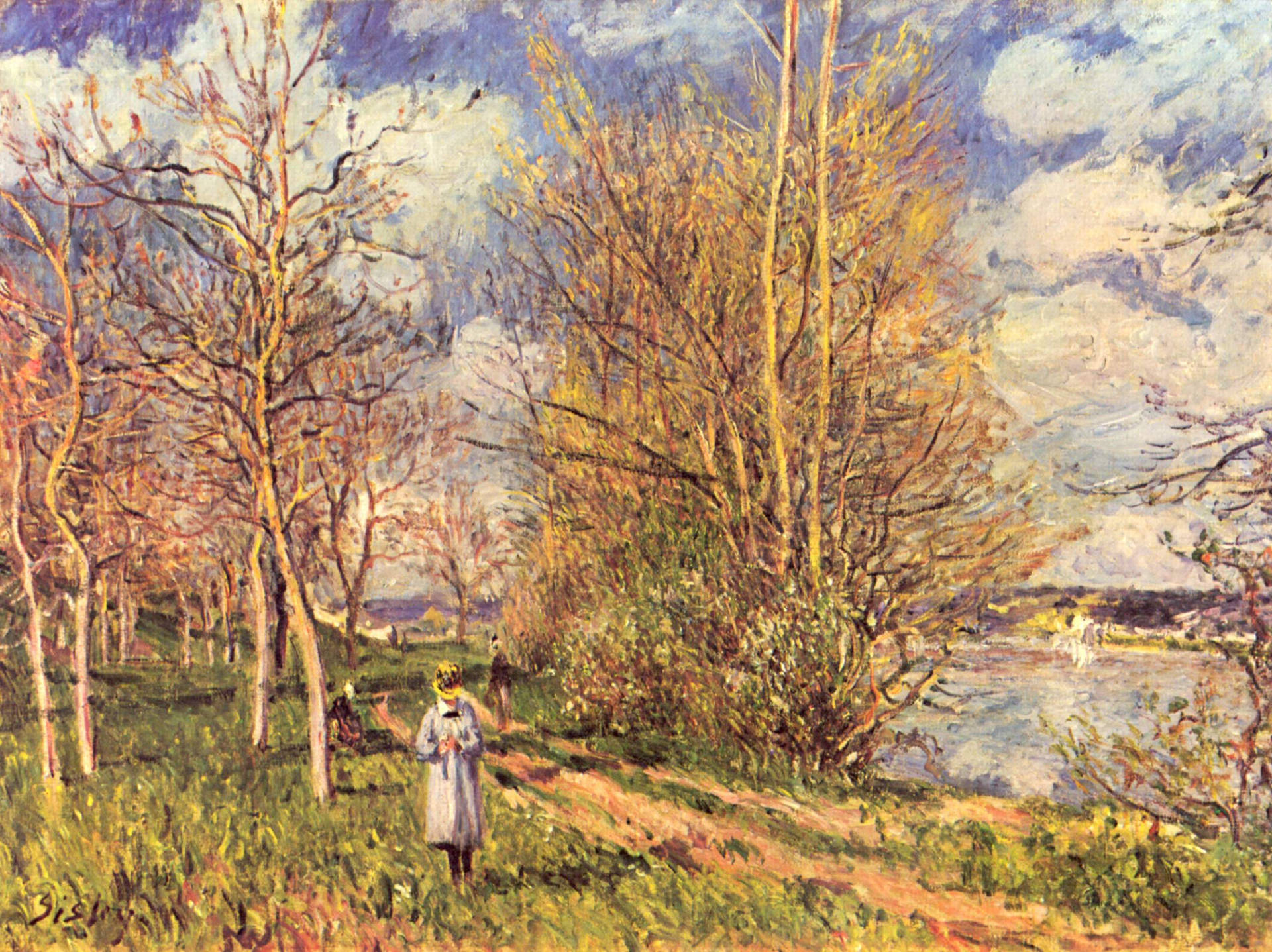Small Meadows Spring Impressionist Art