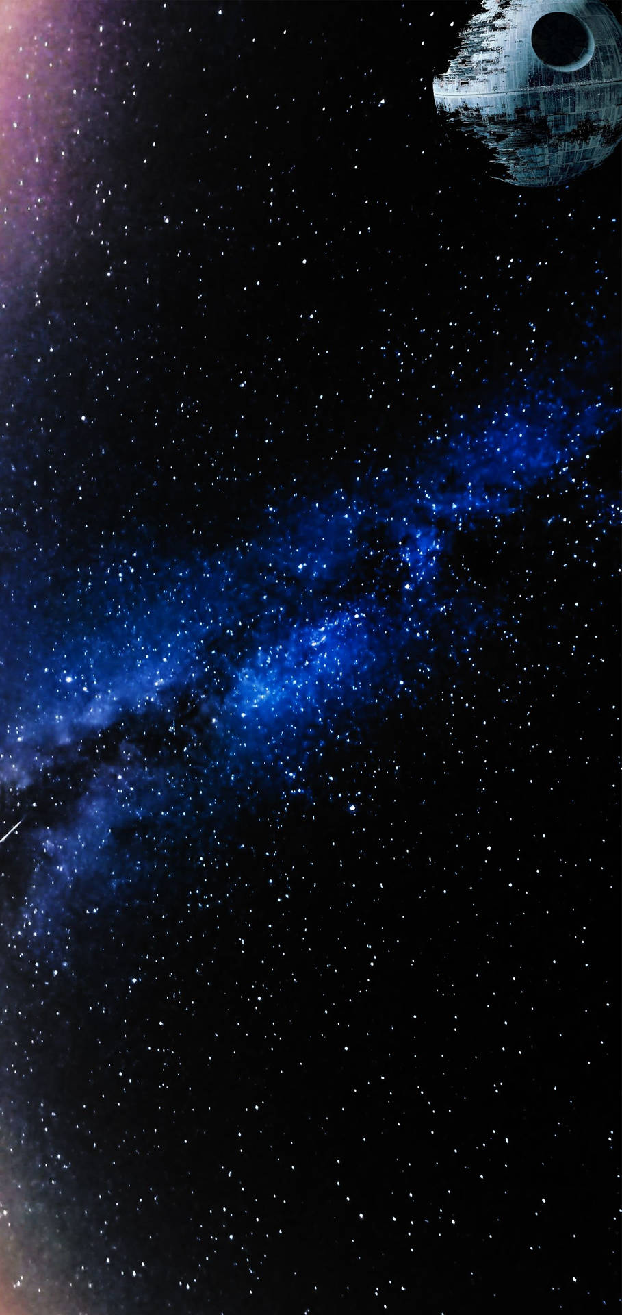 Small Spacecraft Galaxy S10 Background