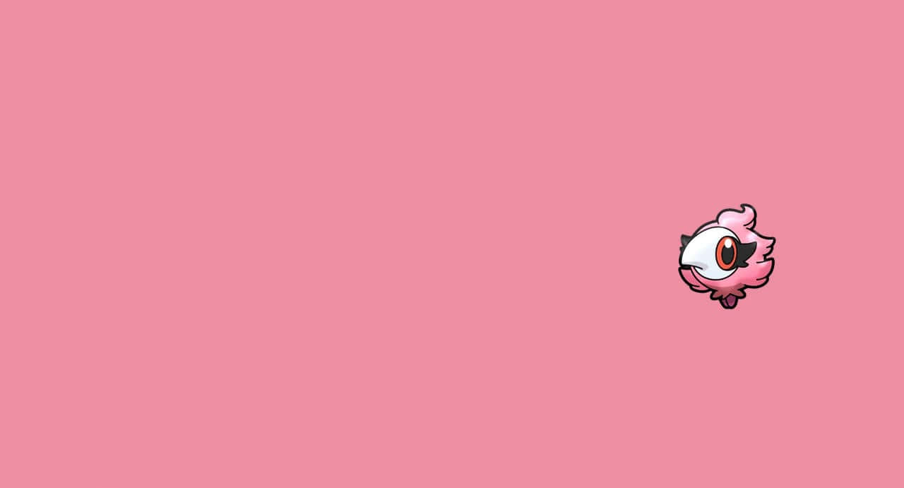 Small Spritzee On Pink Background Background