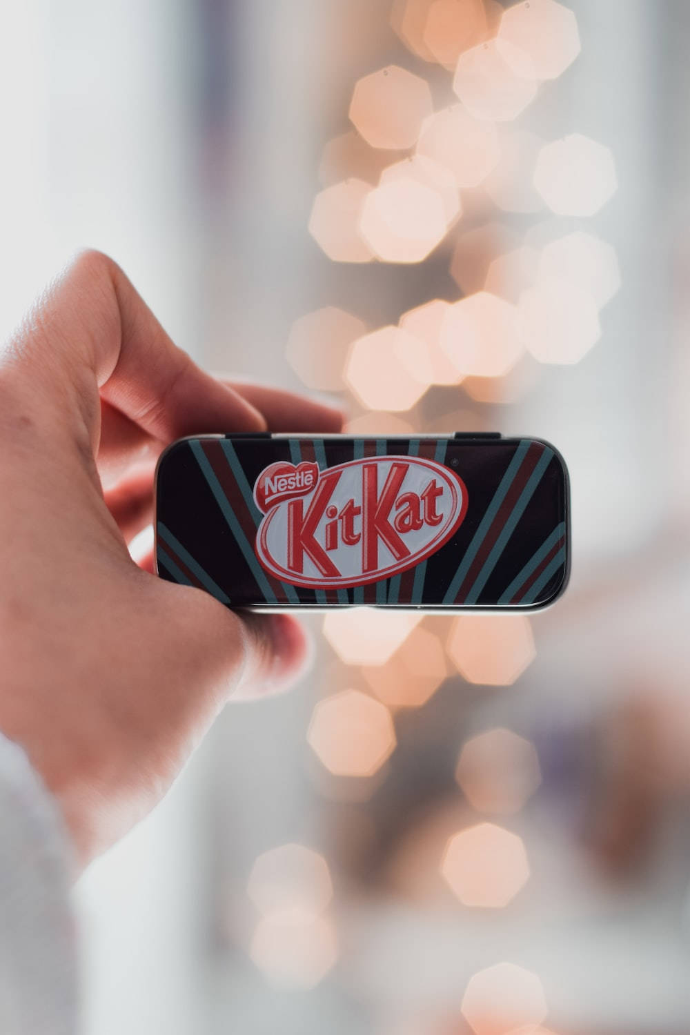 Small Tin Can Of Kit Kat Background