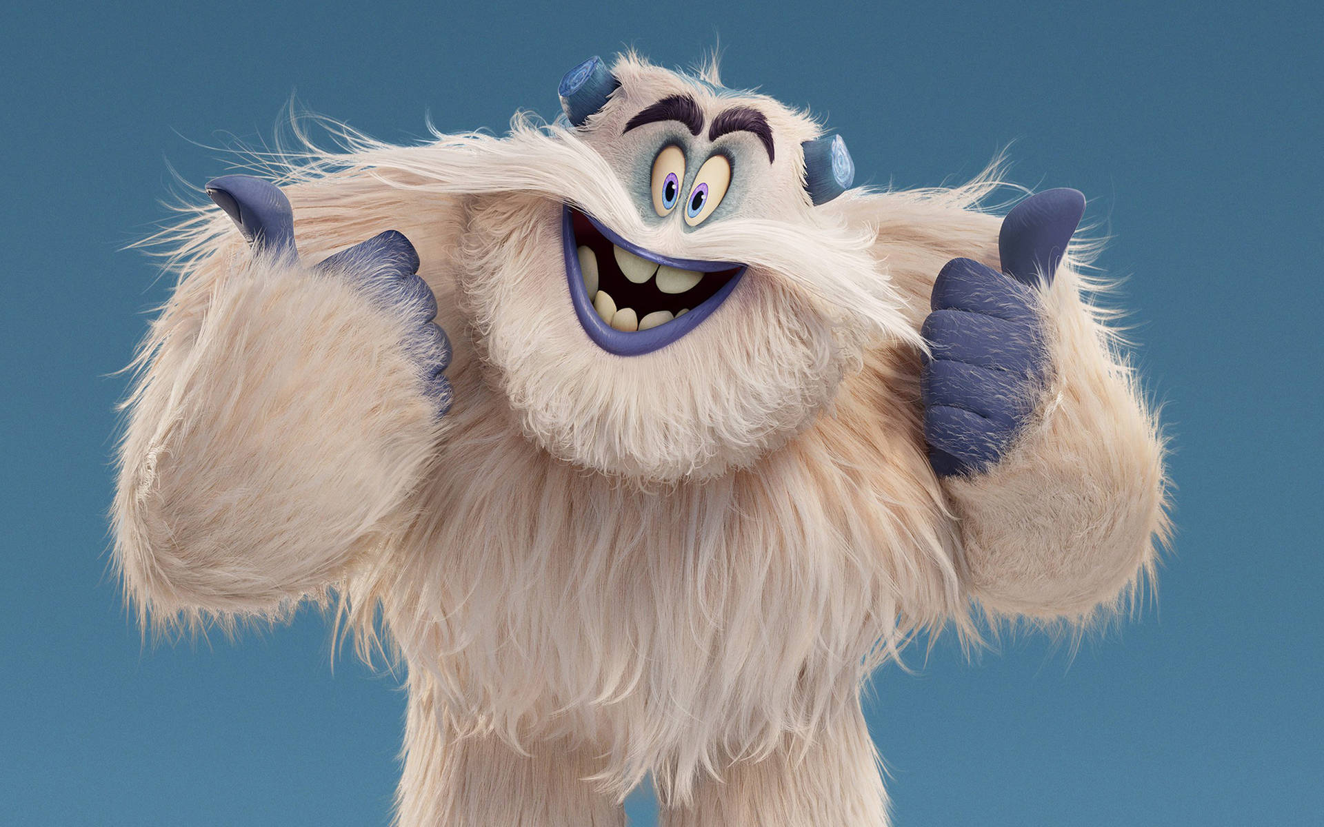 Smallfoot Dorgle Thumbs Up Background