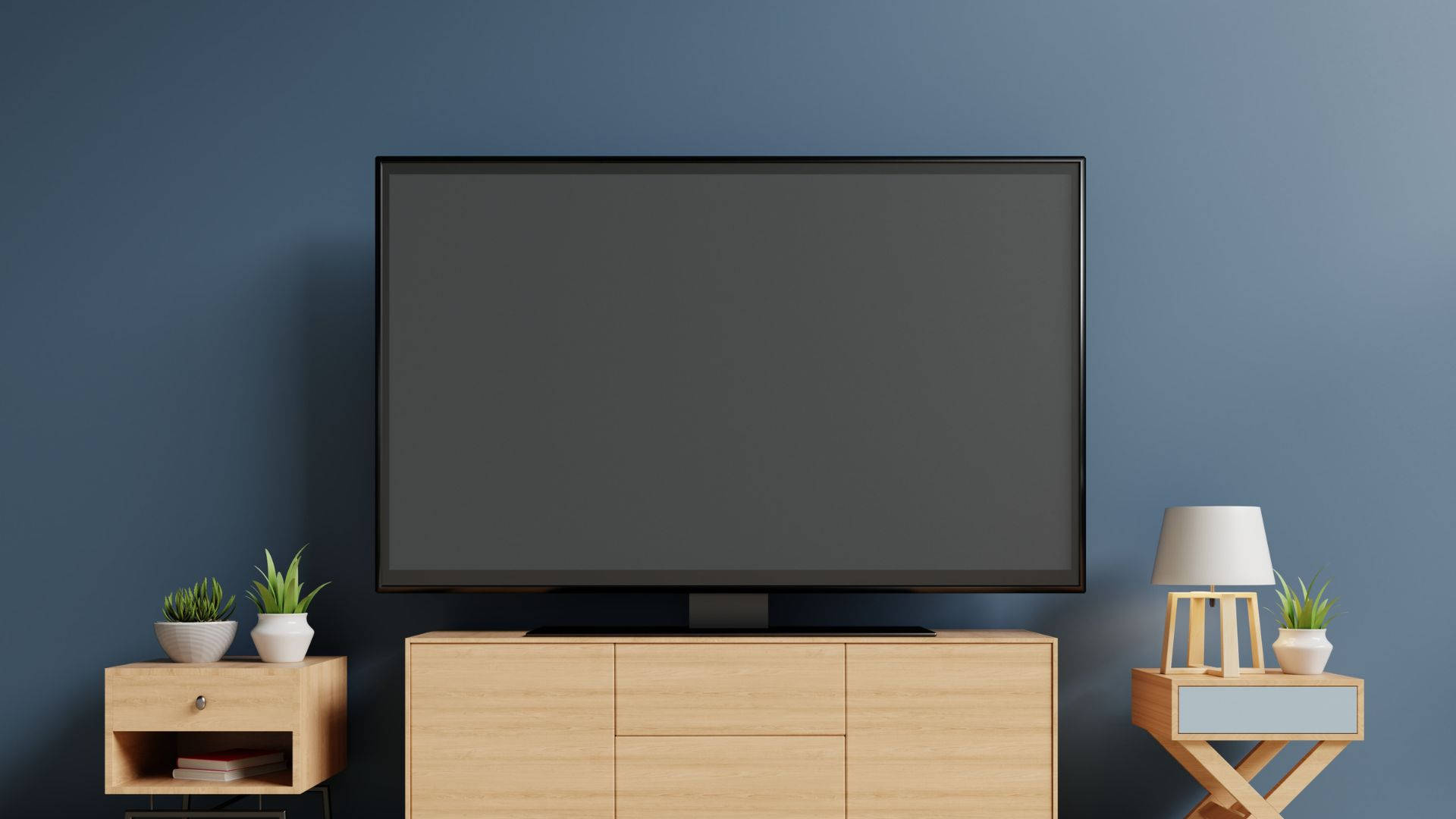 Smart Tv Aesthetic Design Background