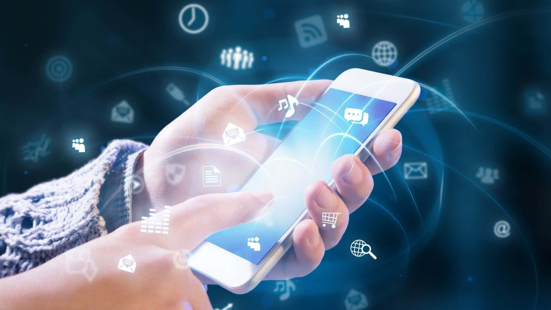 Smartphone Connectivityand Apps_ Concept