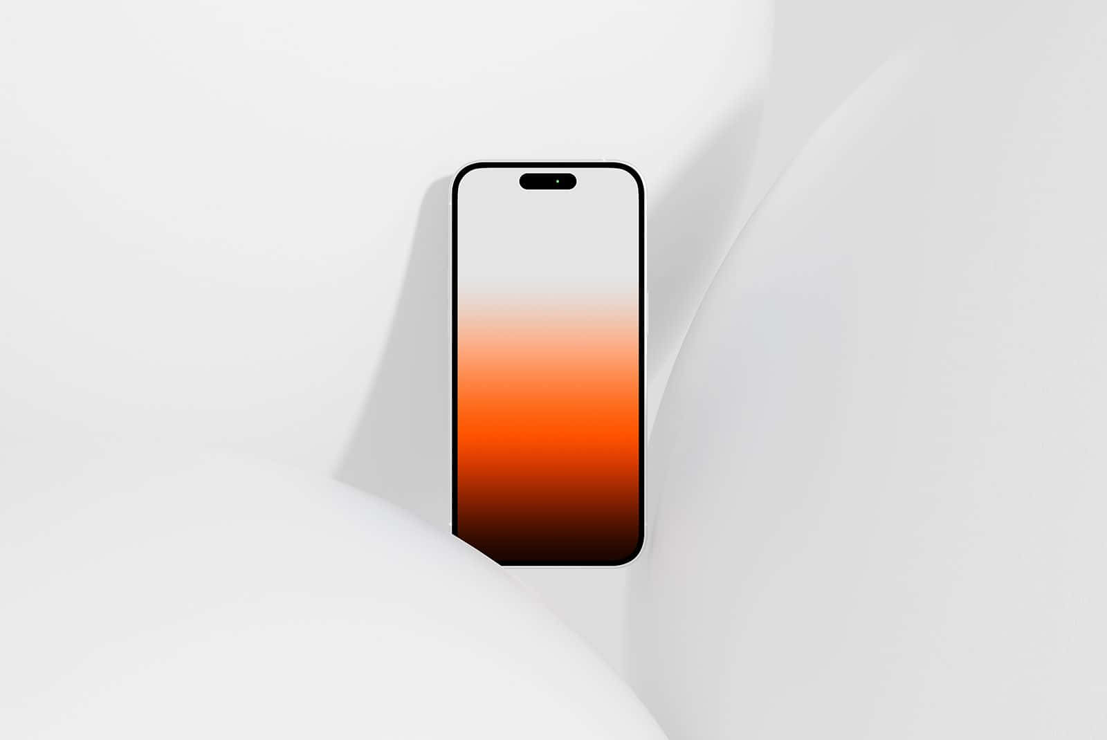 Smartphone Mockupon White Background