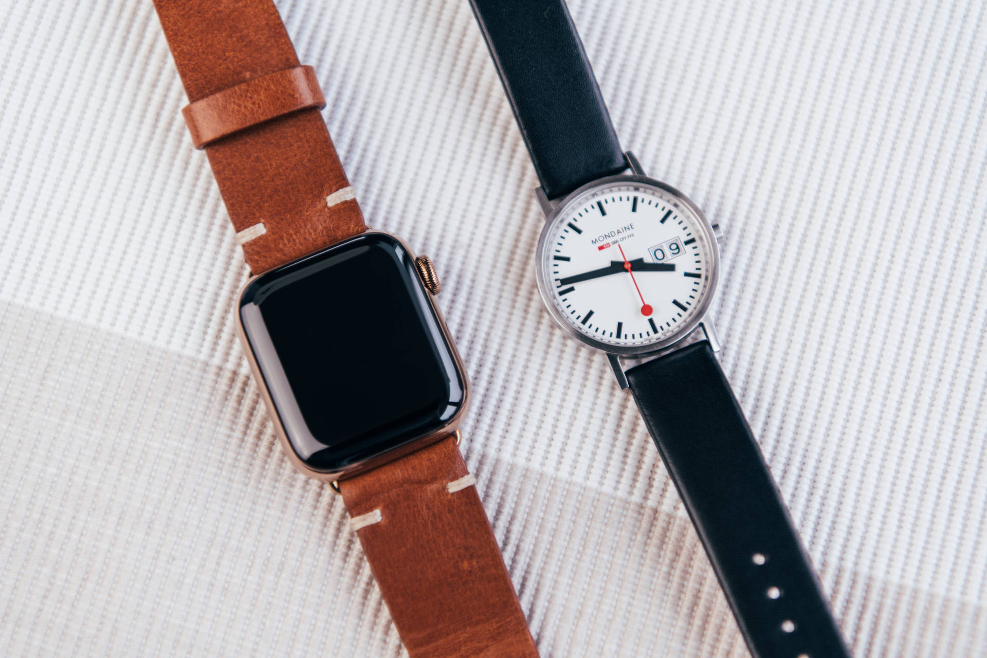 Smartwatch And Analog Wristwatch