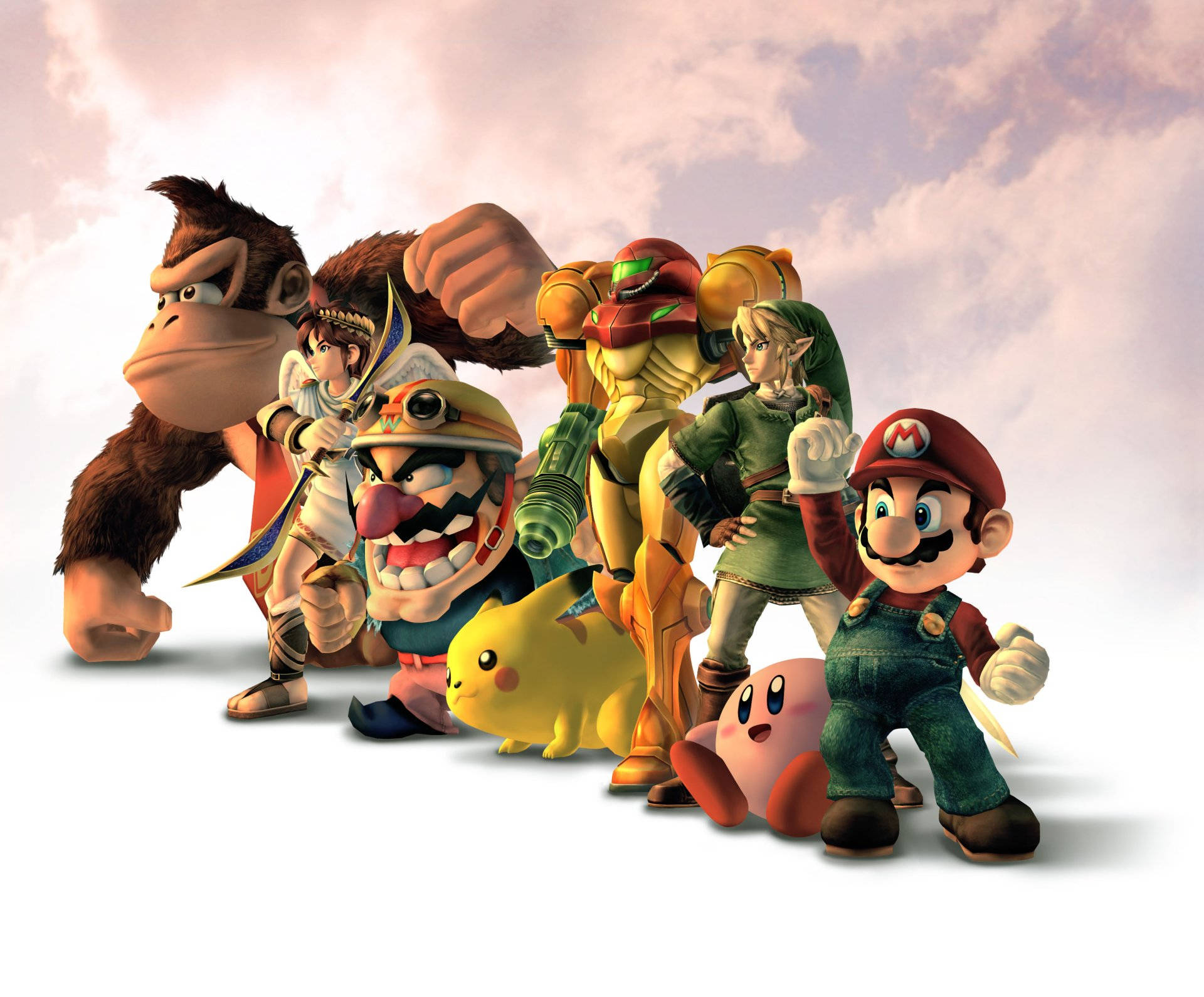 Smash Bros Ultimate 3d Poster Background