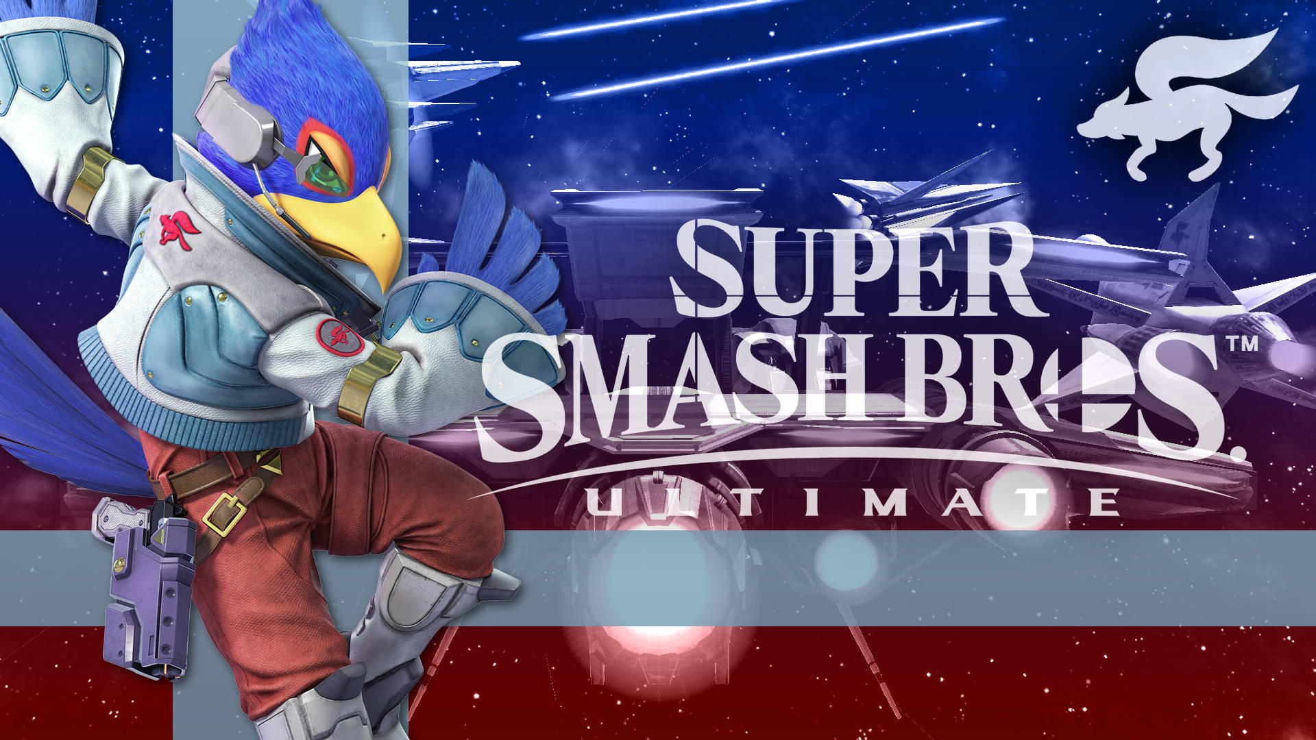 Smash Bros Ultimate Falco Lombardi Background
