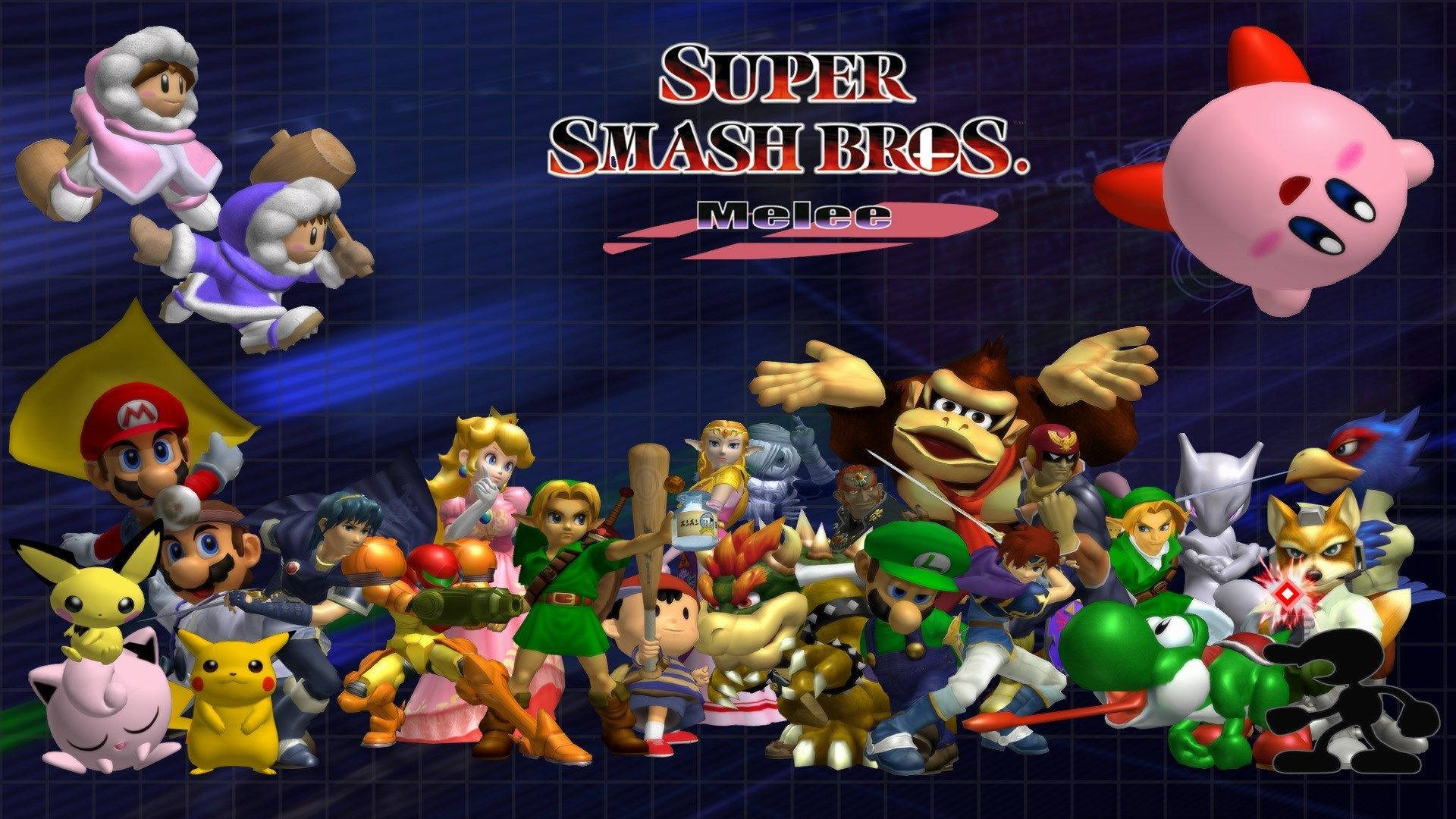Smash Bros Ultimate Melee Background