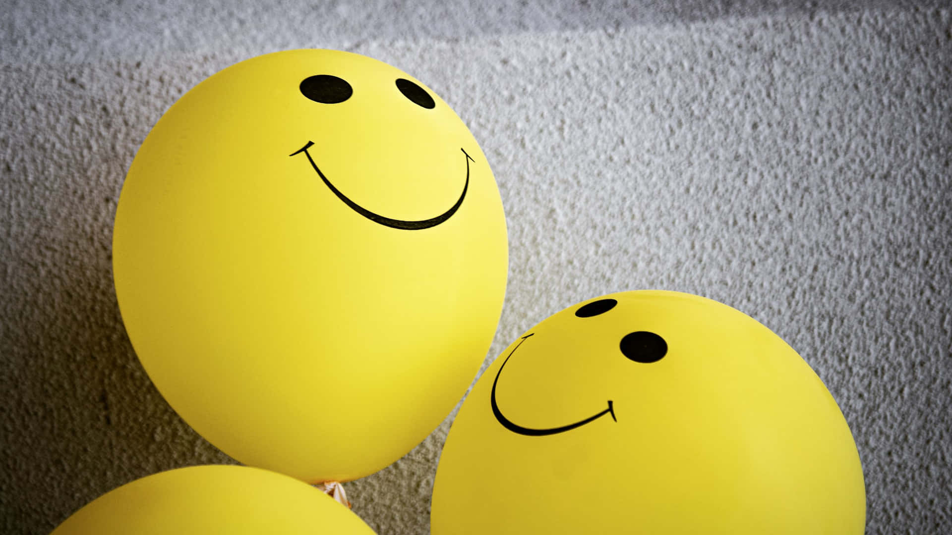 Smile Emoji Balloons Background