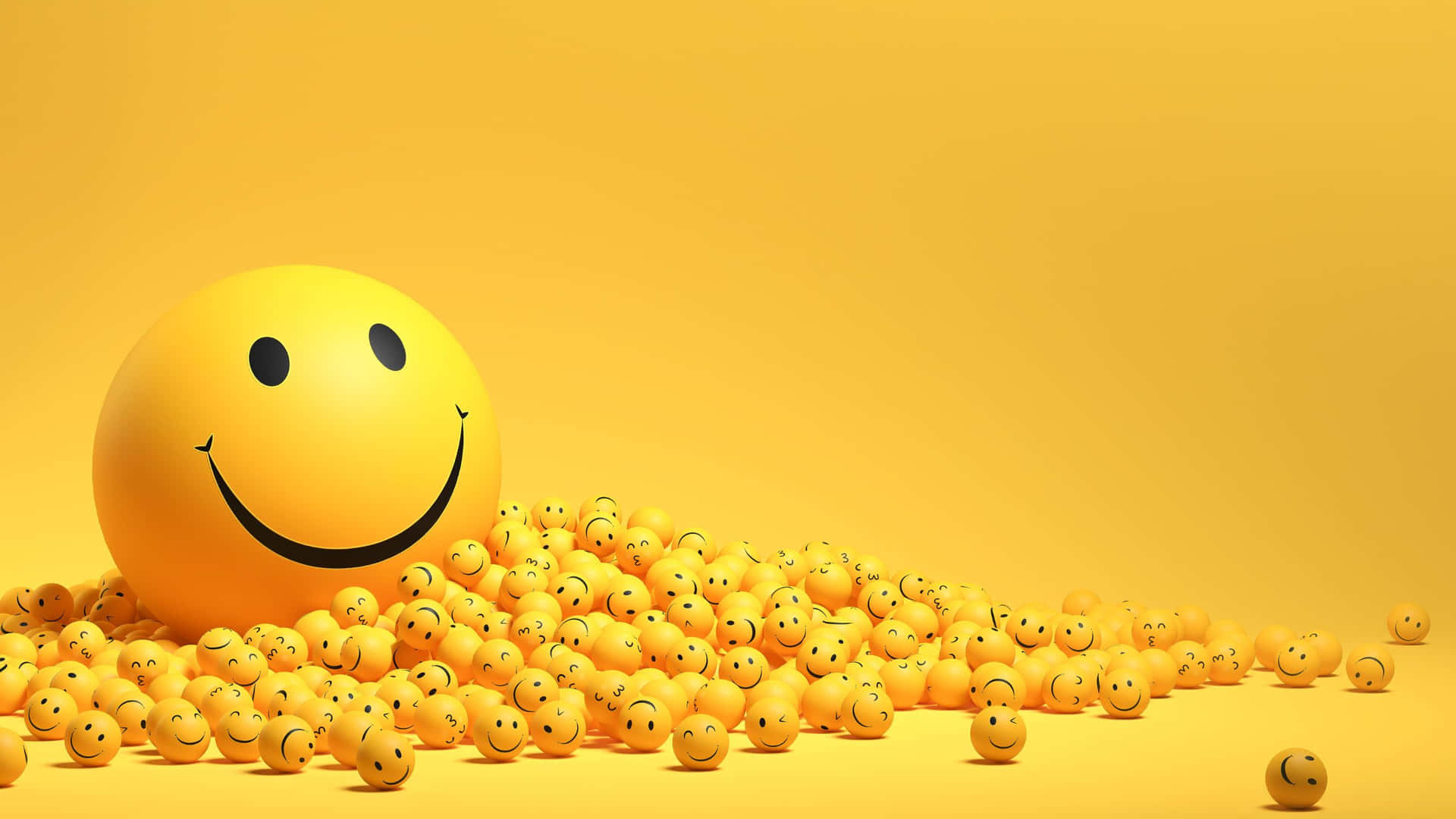 Smile Emoji Emoticon Yellow Balls