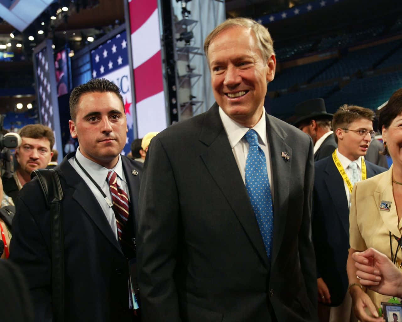 Smile Of George Pataki Background
