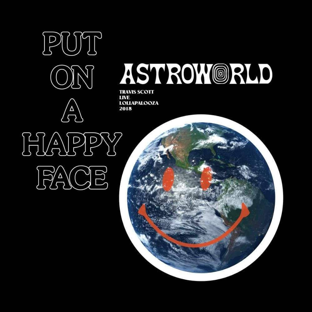Smiley Earth Astroworld Background
