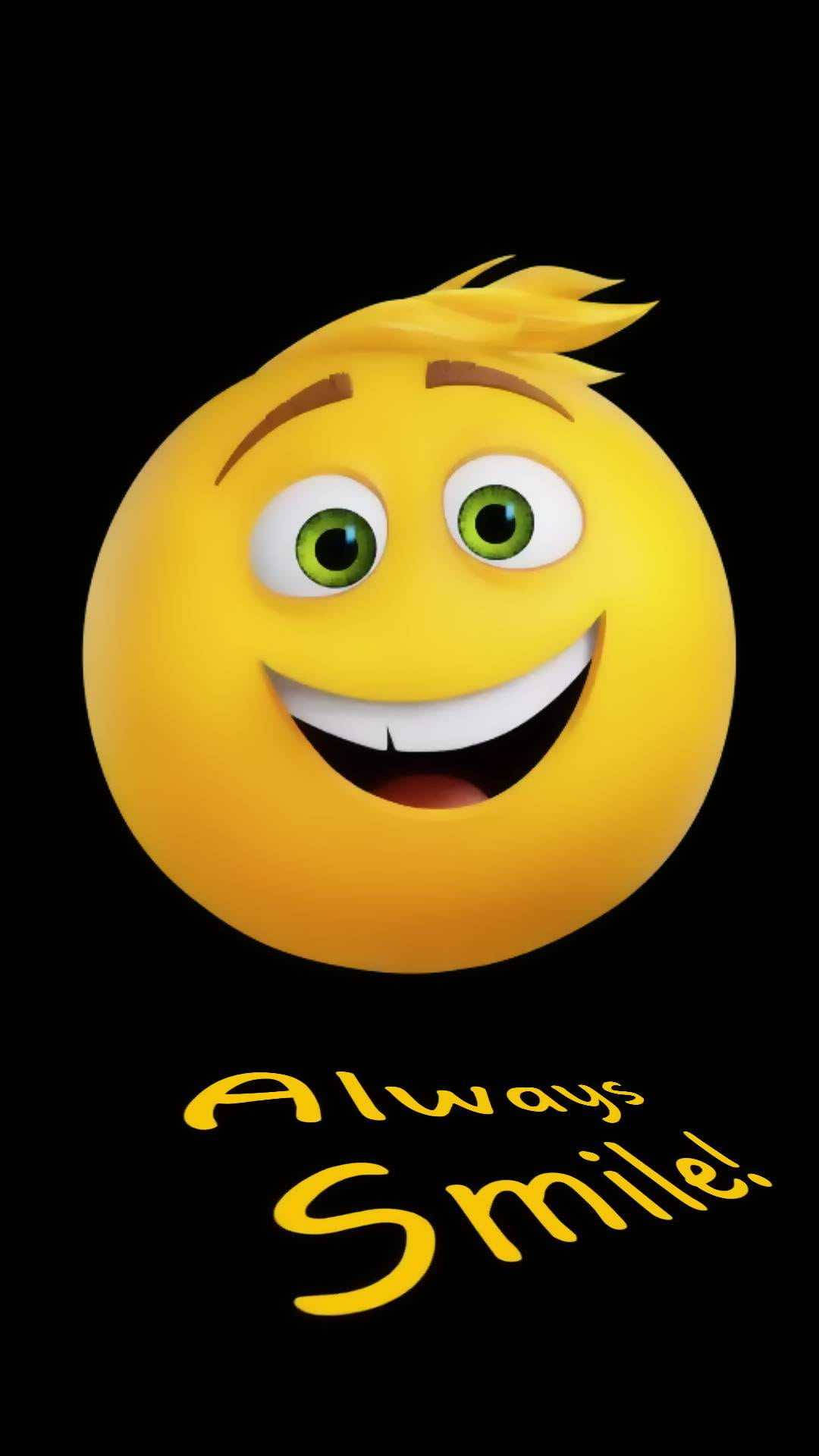 Smiley Face Emoji Movie Background