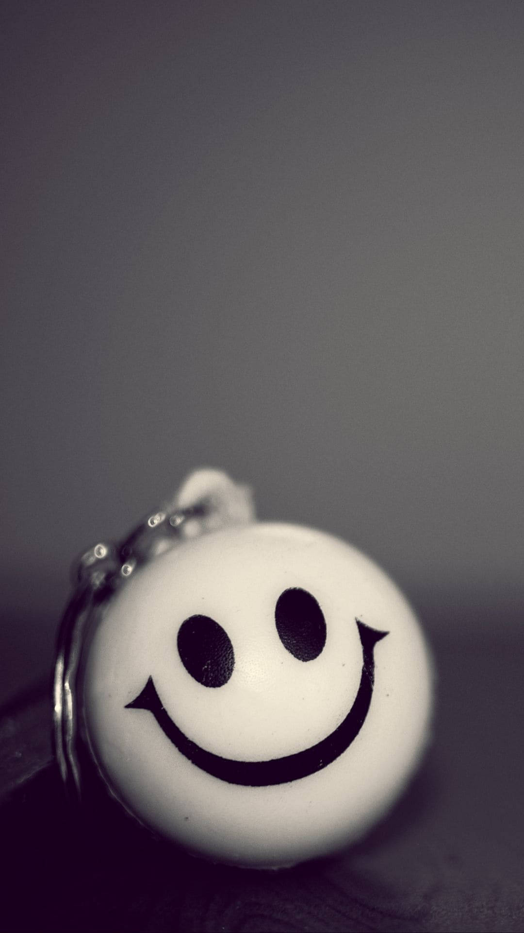 Smiley Face Keychain Background