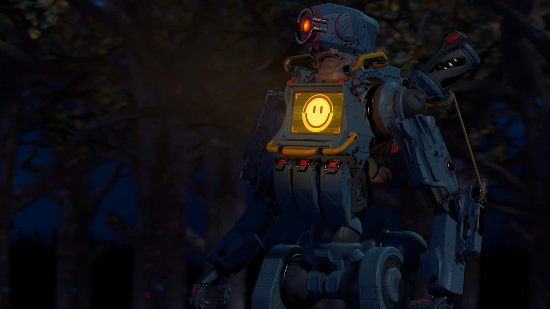 Smiley Face Pathfinder Apex Legends Dark