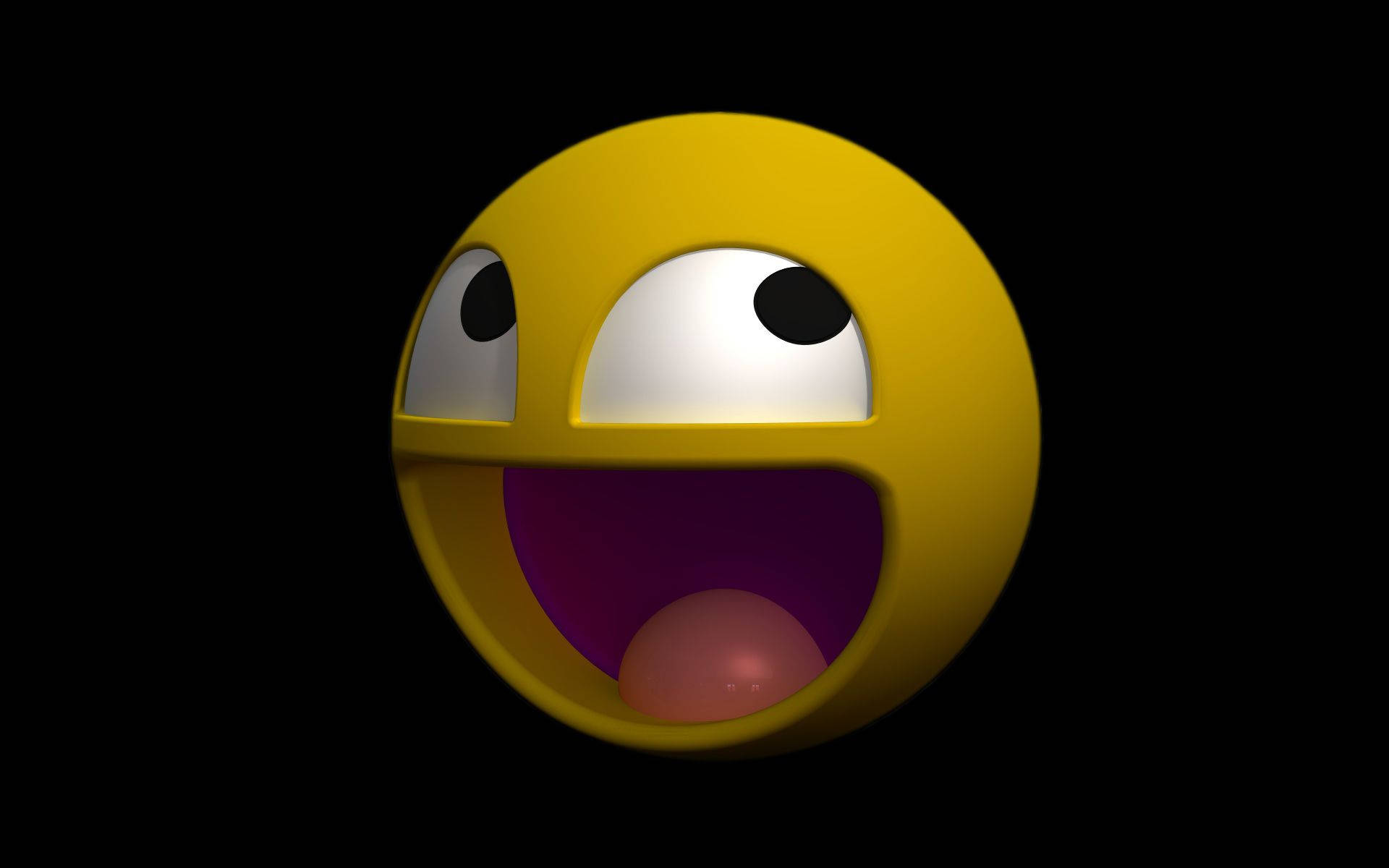 Smiley Face Silly 3d Background