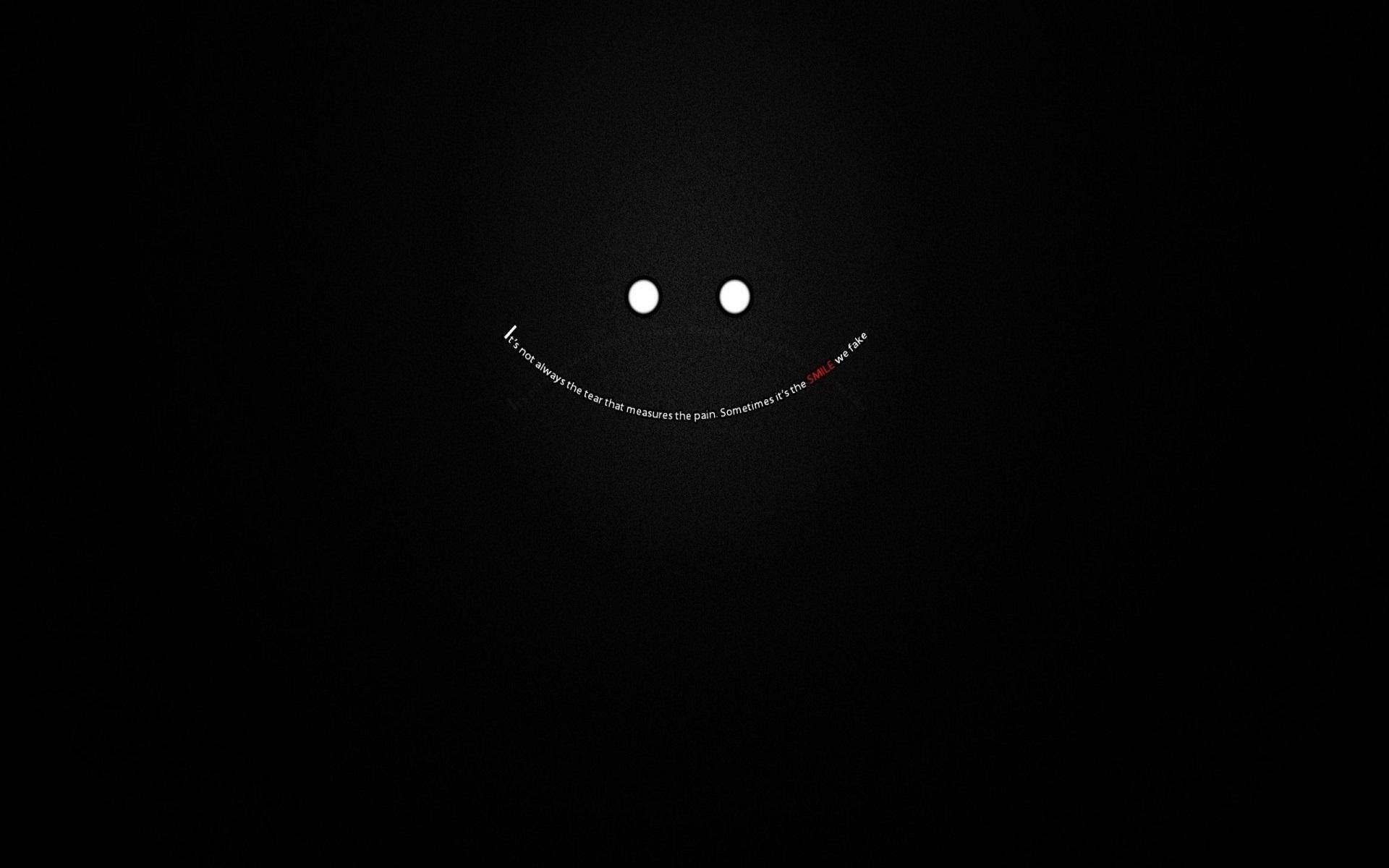 Smiley Face With Smile Text Background