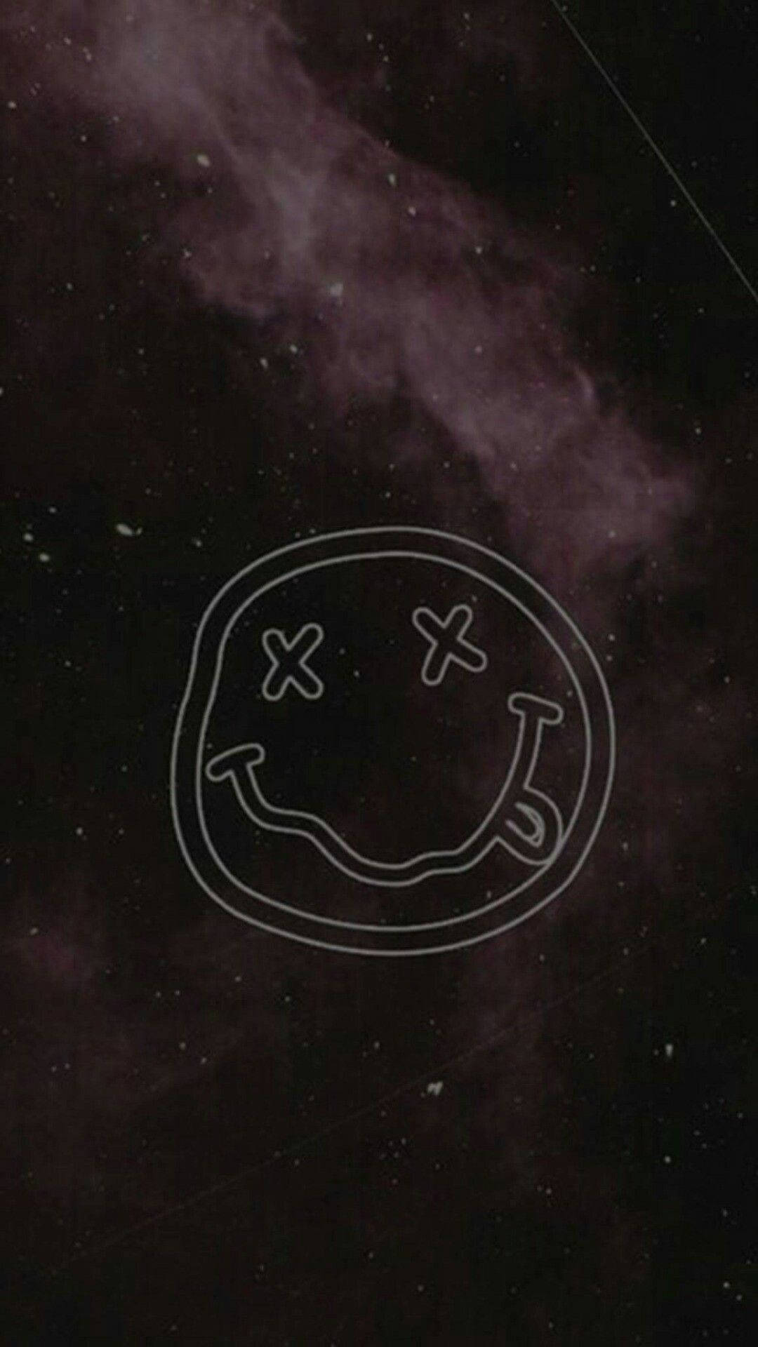 Smiley Grunge Mobile Background