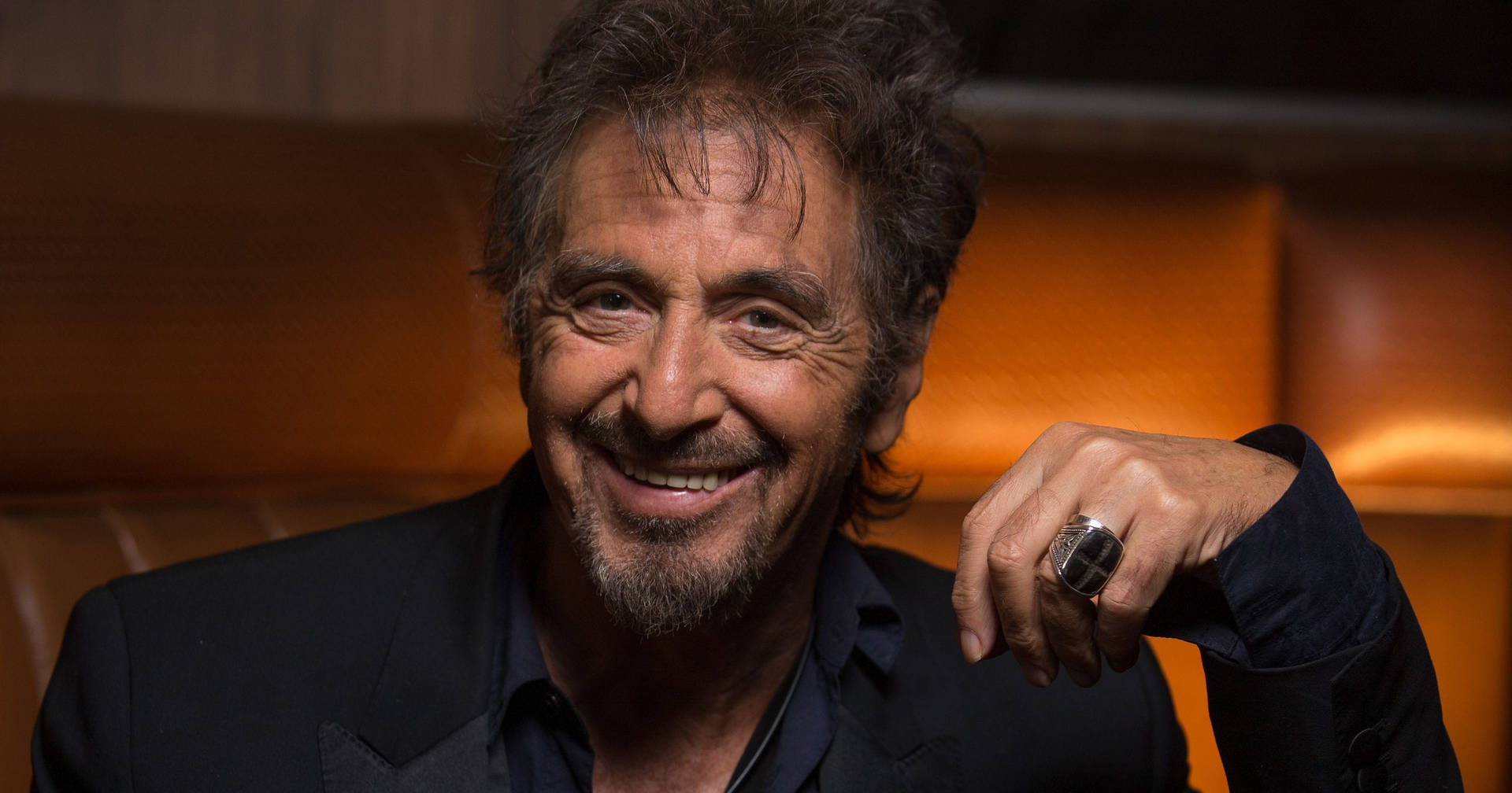 Smiling Al Pacino Background