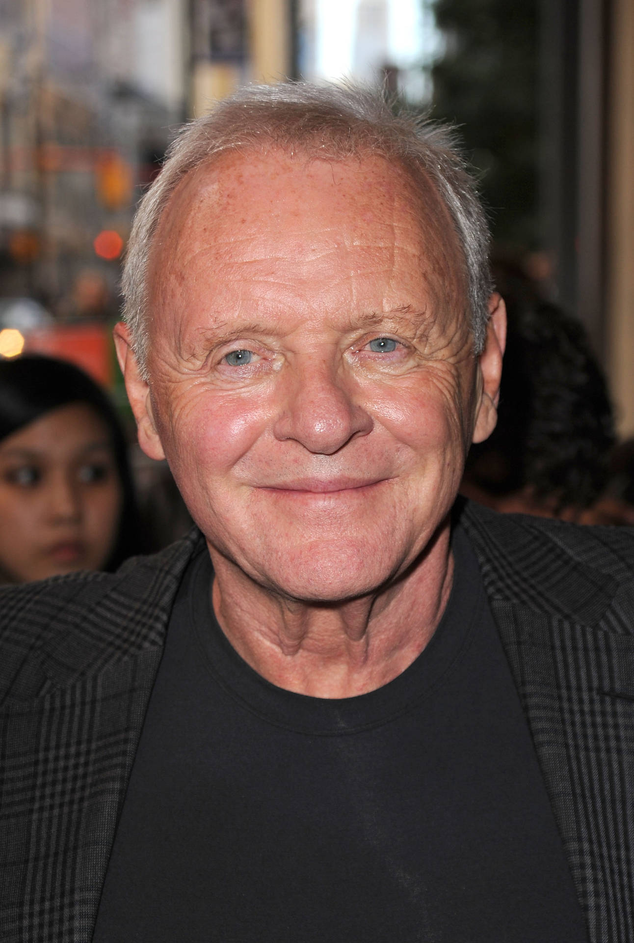 Smiling Anthony Hopkins