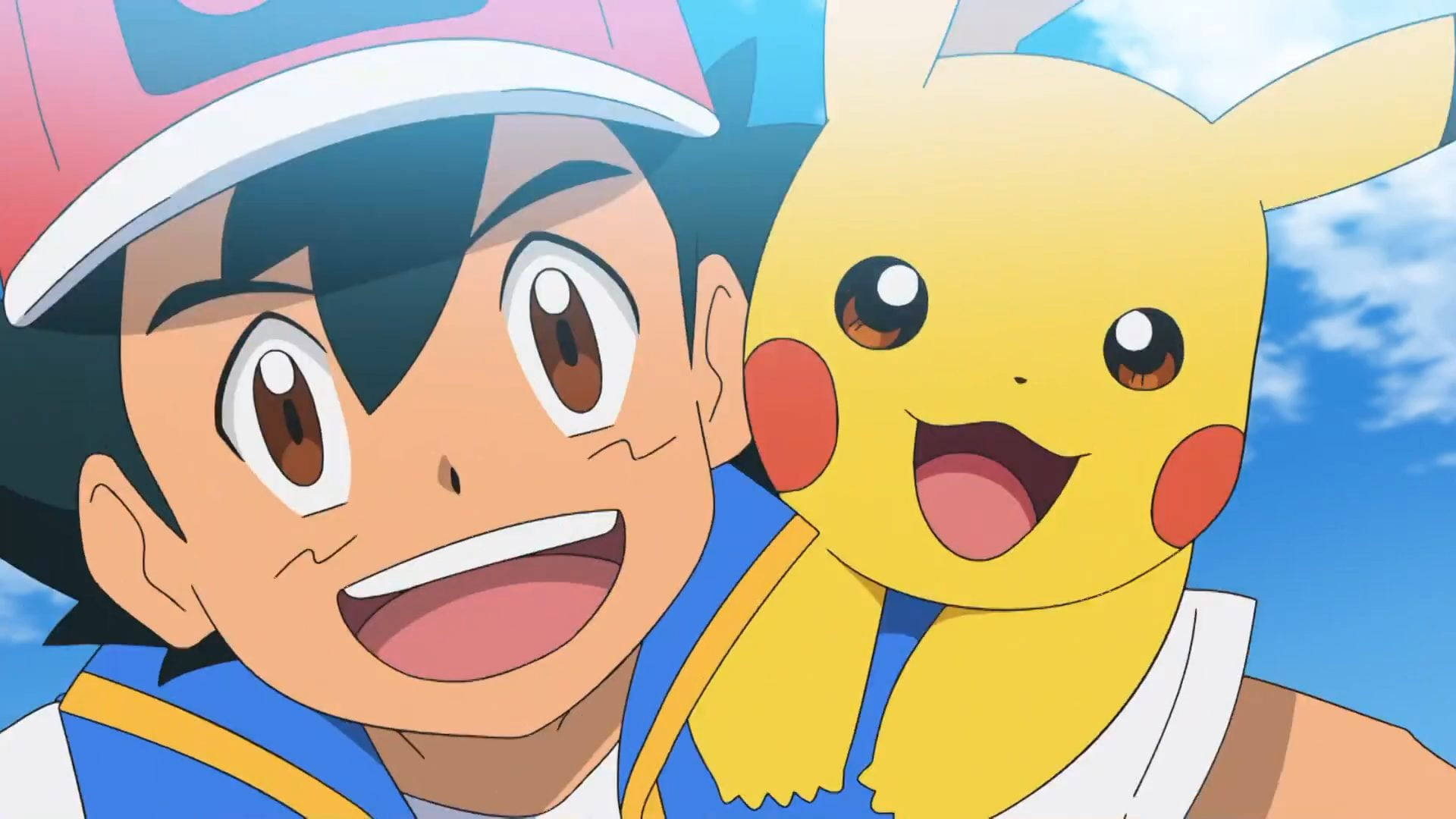 Smiling Ash And Pikachu Hd