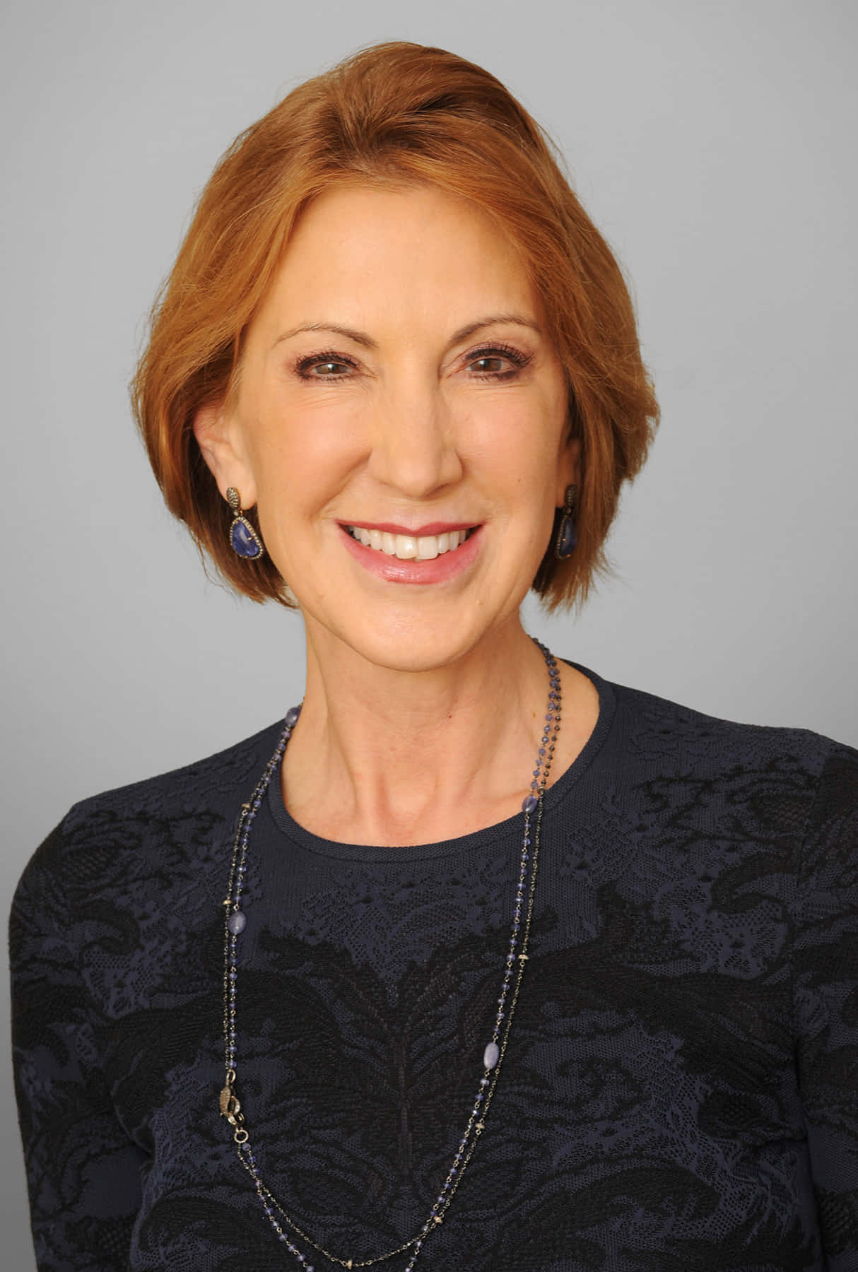 Smiling Carly Fiorina Portrait Background