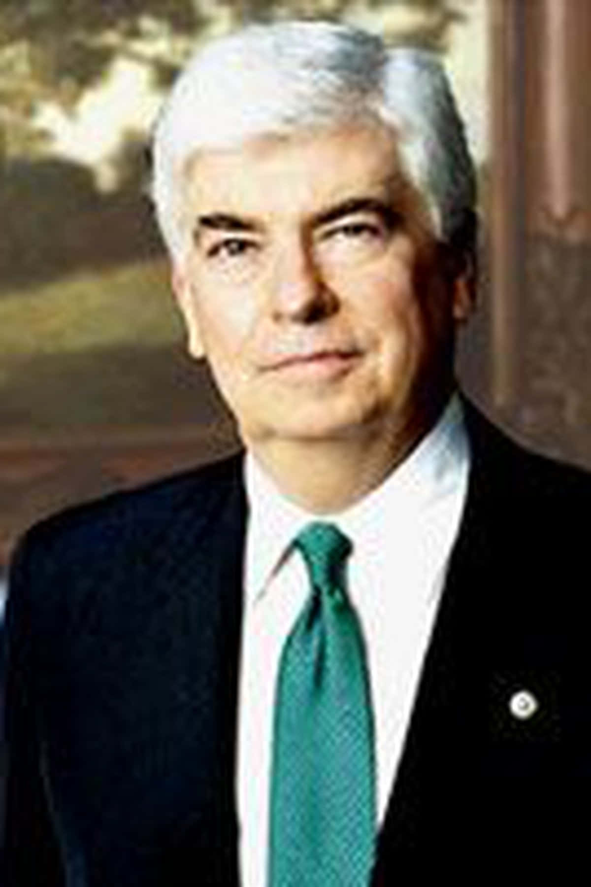 Smiling Christopher Dodd Background
