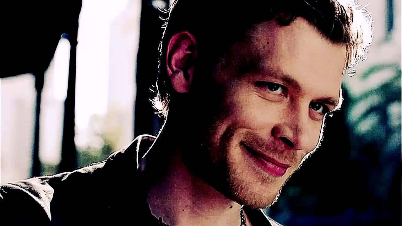 Smiling Close Up Of Klaus Mikaelson
