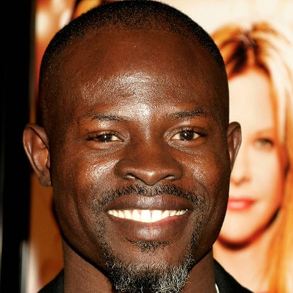 Smiling Djimon Hounsou