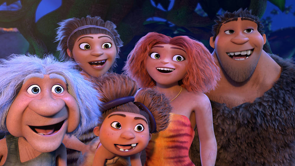 Smiling Family From The Croods