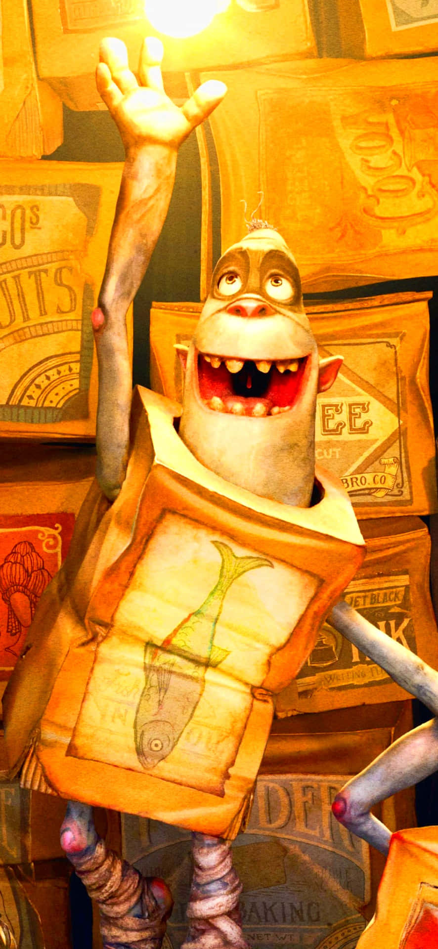 Smiling Fish From The Boxtrolls Background