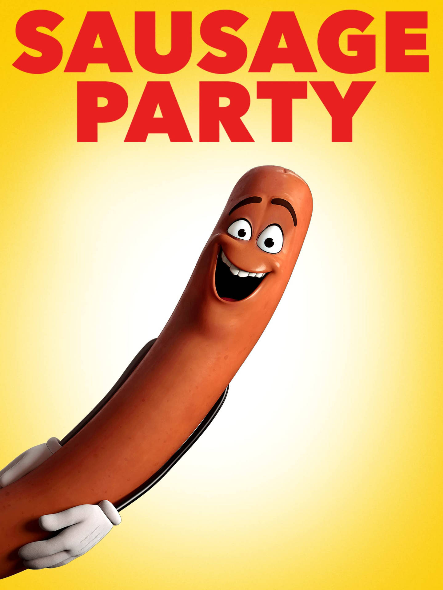 Smiling Frank Sausage Party Poster Background
