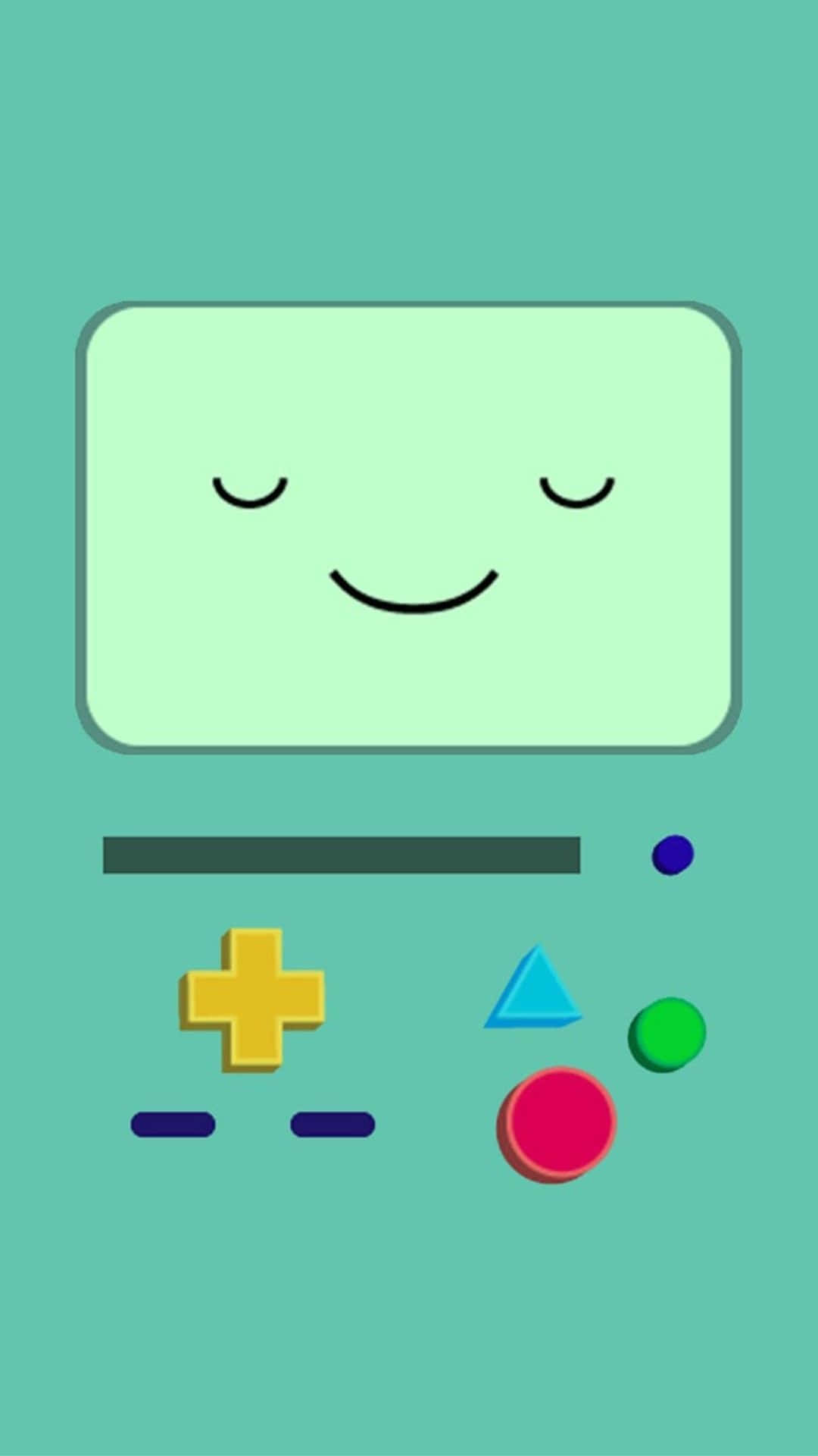 Smiling Greeni Phone Game Controller Design Background
