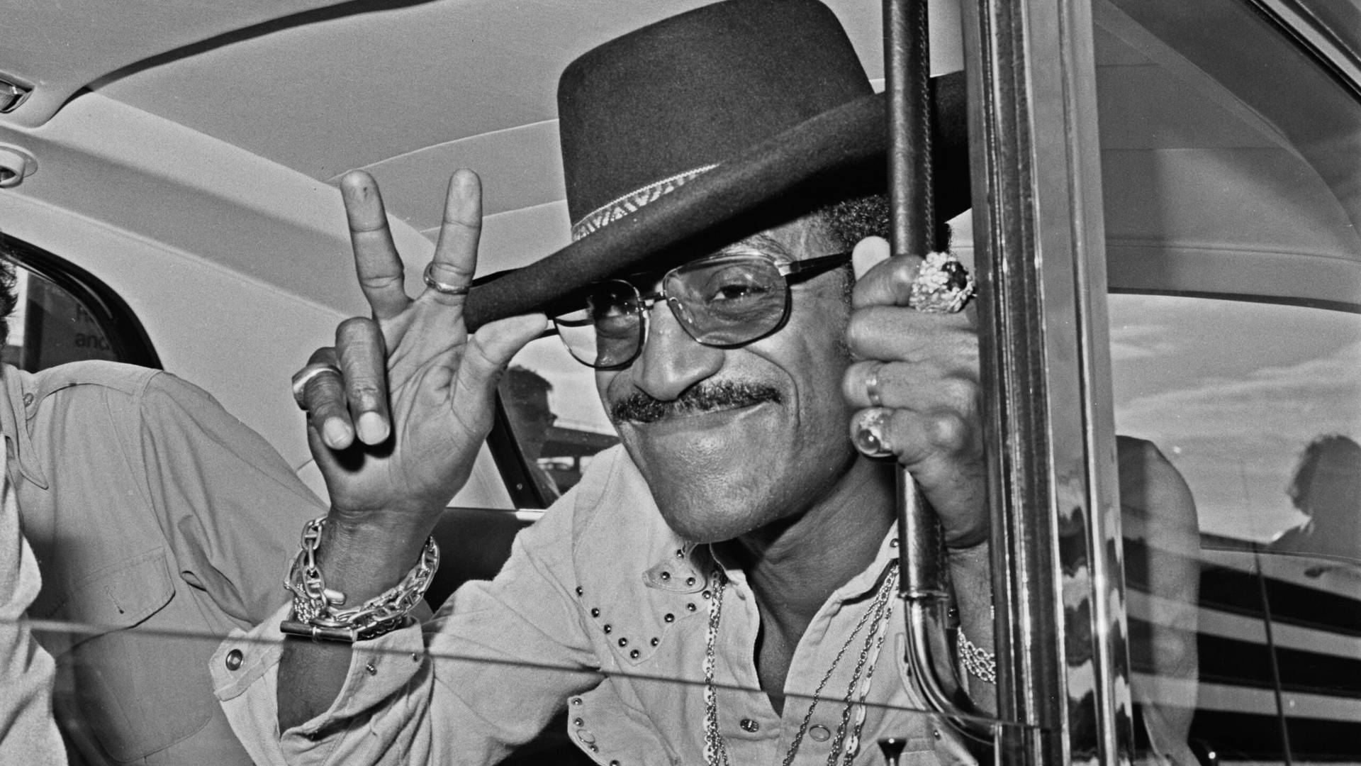 Smiling Hollywood Star Sammy Davis Jr.