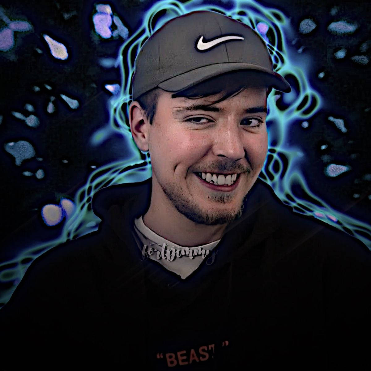 Smiling Jimmy Donaldson Mr Beast Background Background