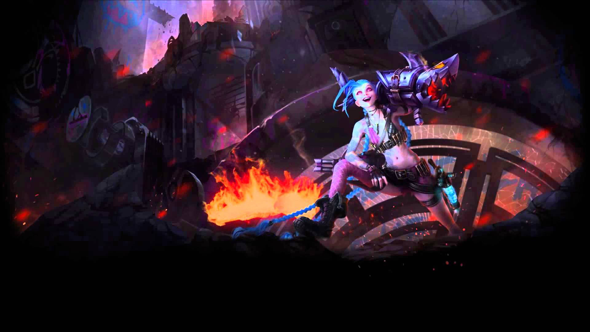 Smiling Jinx In Ruins Background