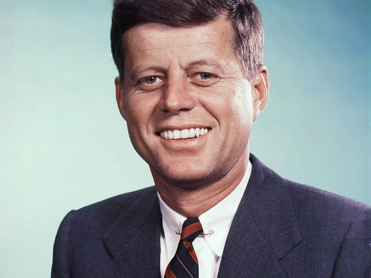 Smiling John F. Kennedy Background