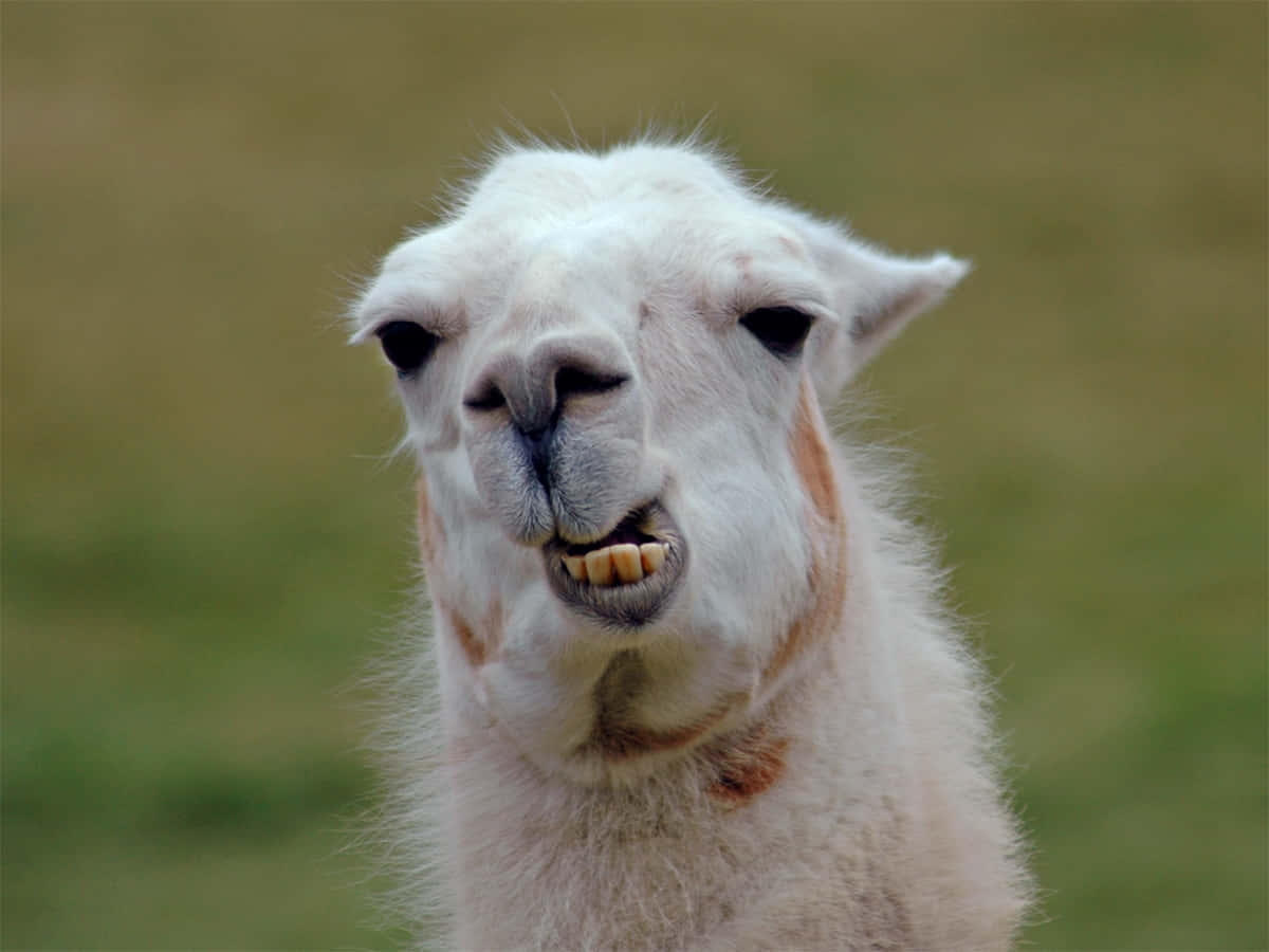 Smiling Llama Portrait.jpg Background