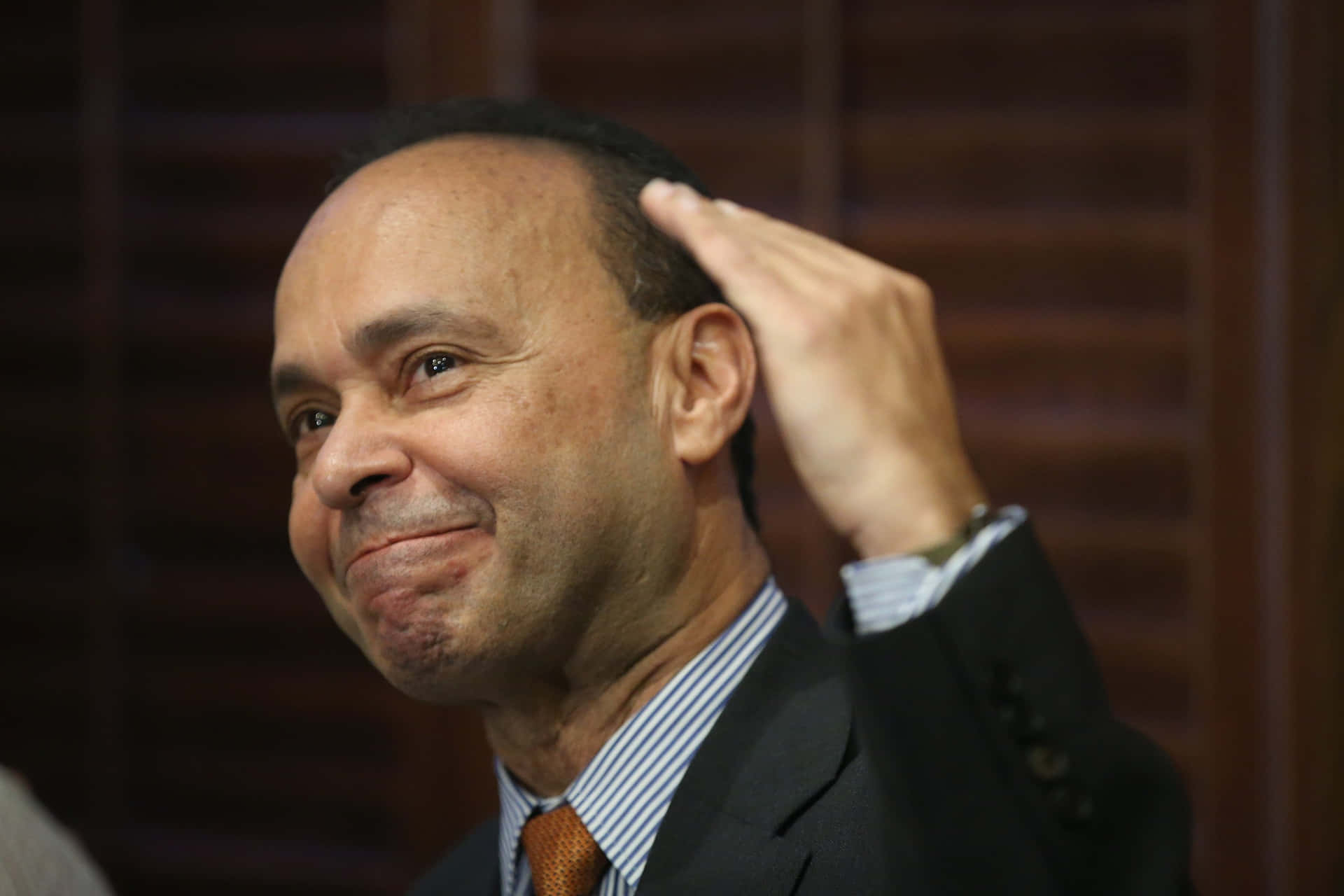 Smiling Luis Gutiérrez Background