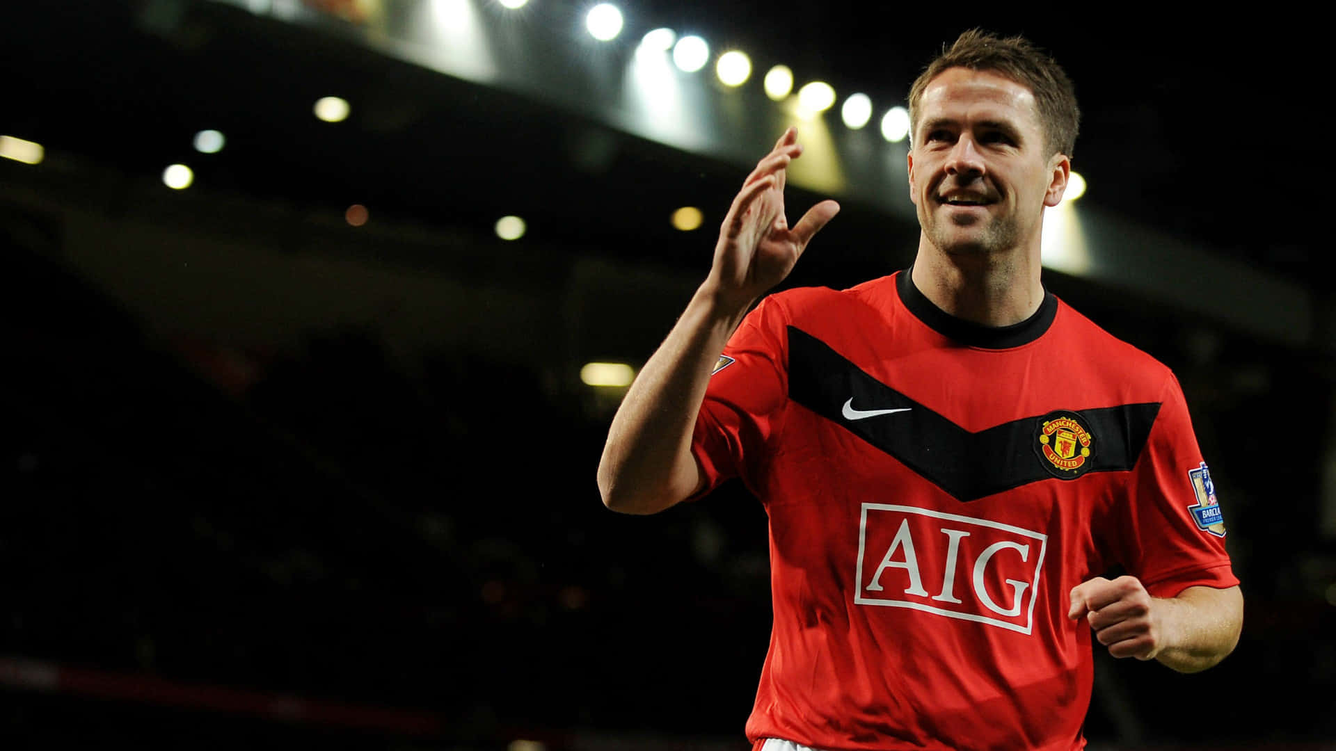 Smiling Michael Owen English Footballer Background
