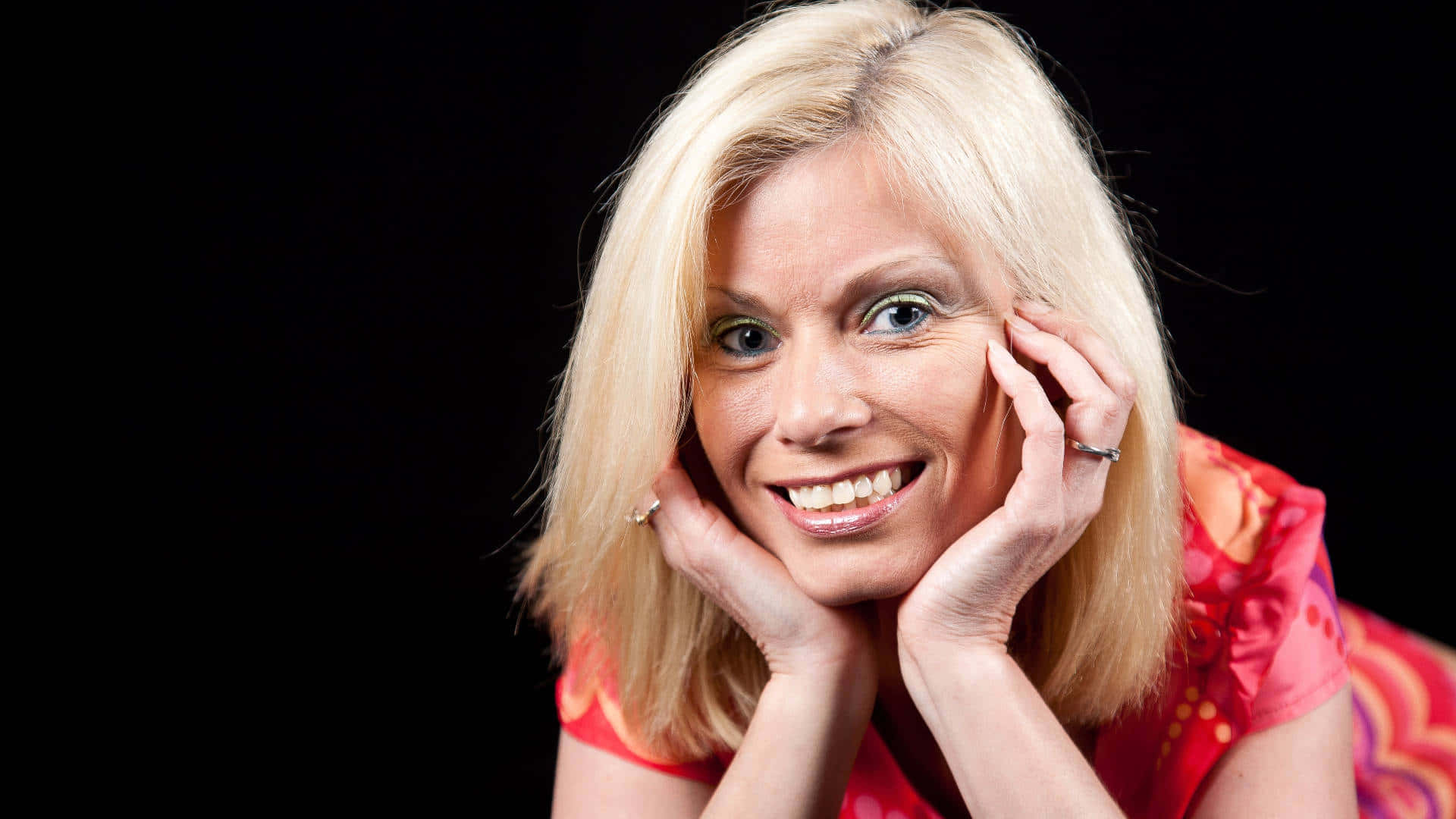 Smiling Middle Aged Woman Portrait