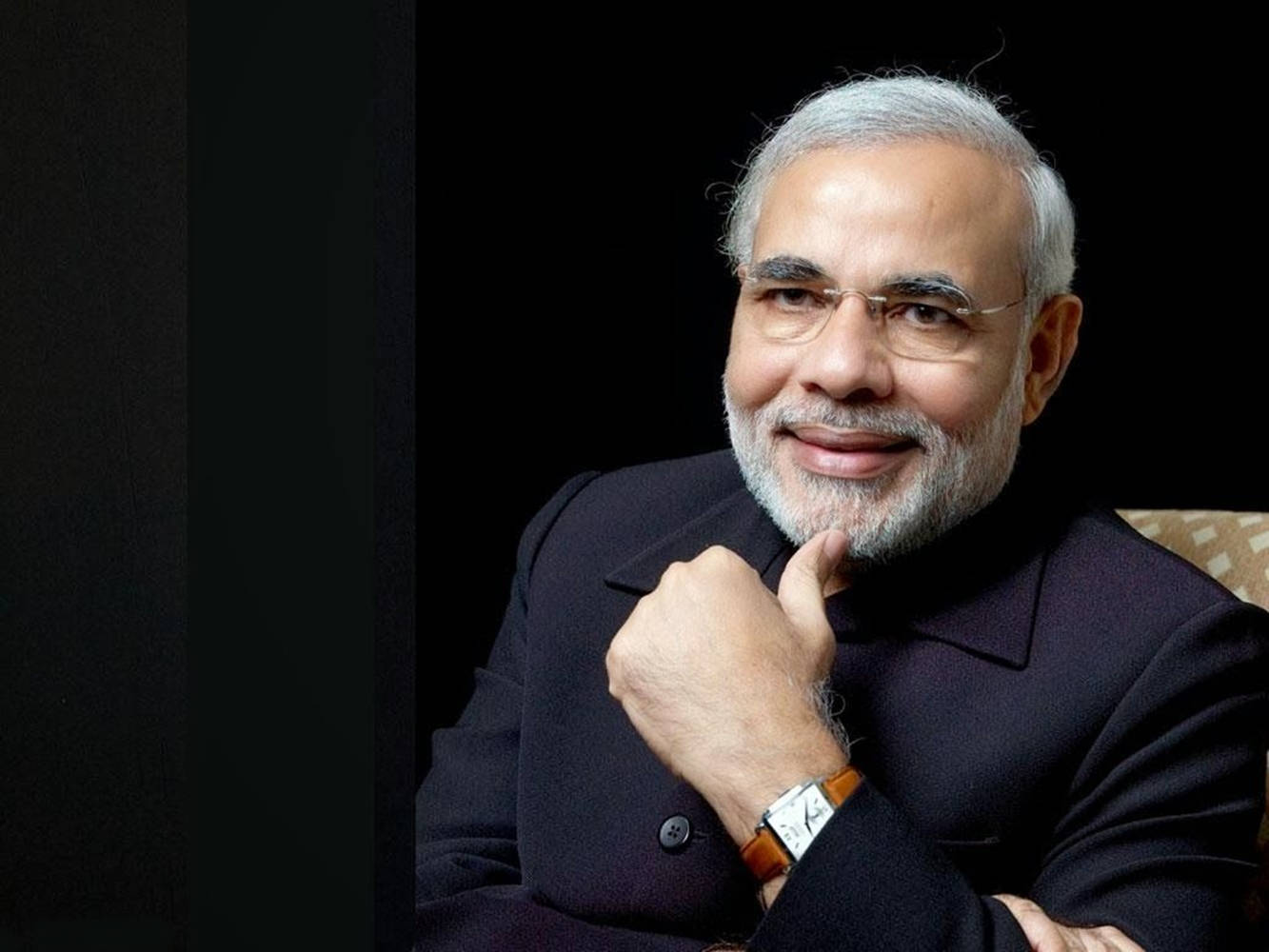 Smiling Narendra Modi Background