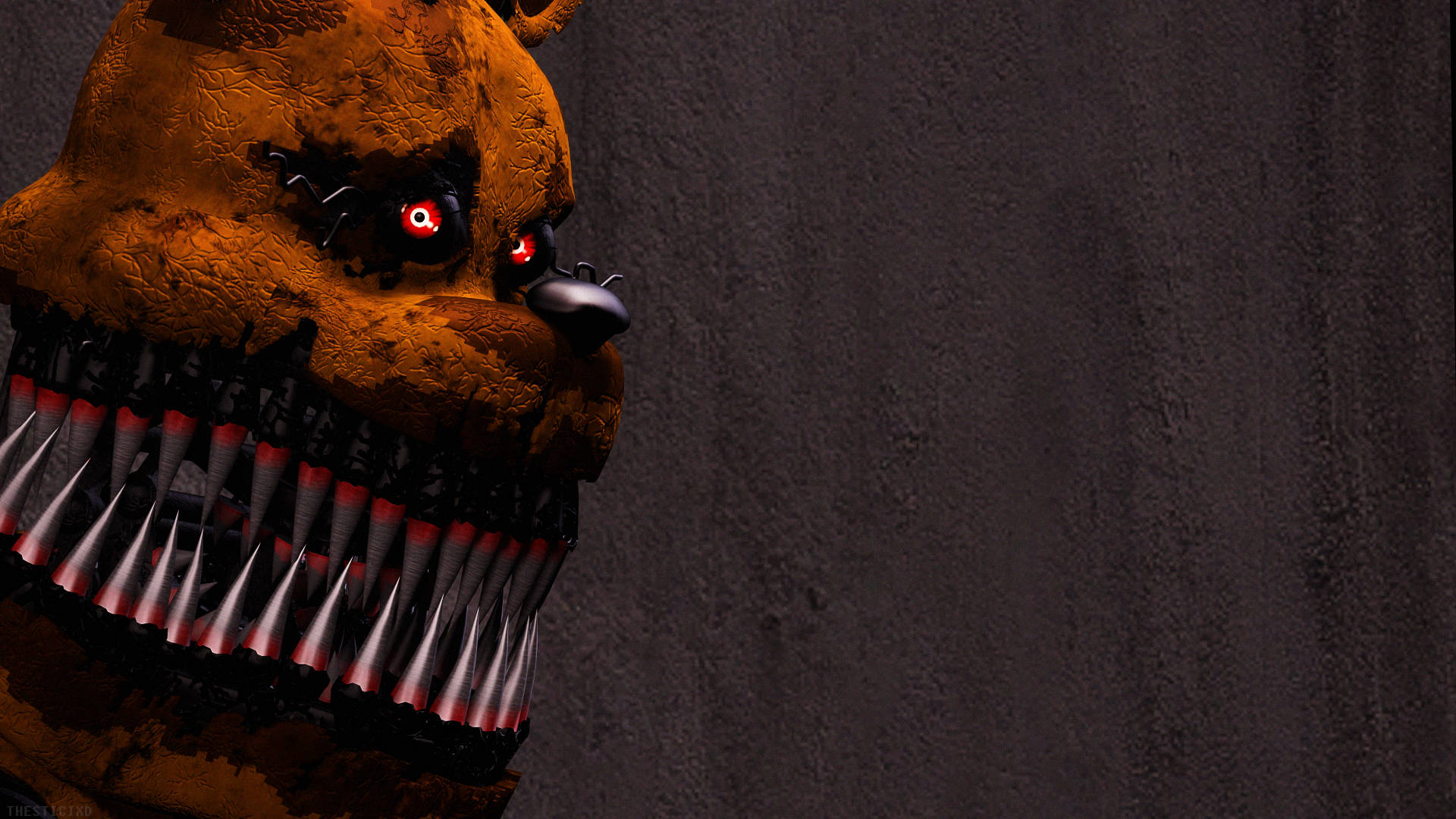 Smiling Nightmare Freddy Background