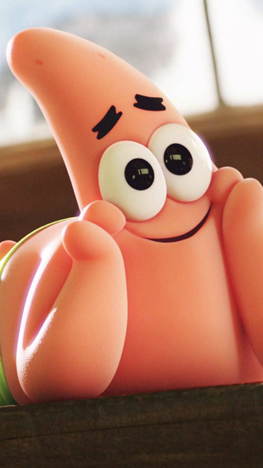 Smiling Patrick Cartoon Iphone